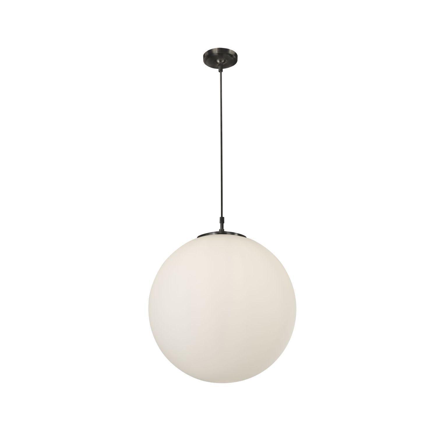 Kugel Pendelleuchte Glasschirm Metall B:30 cm blendarm