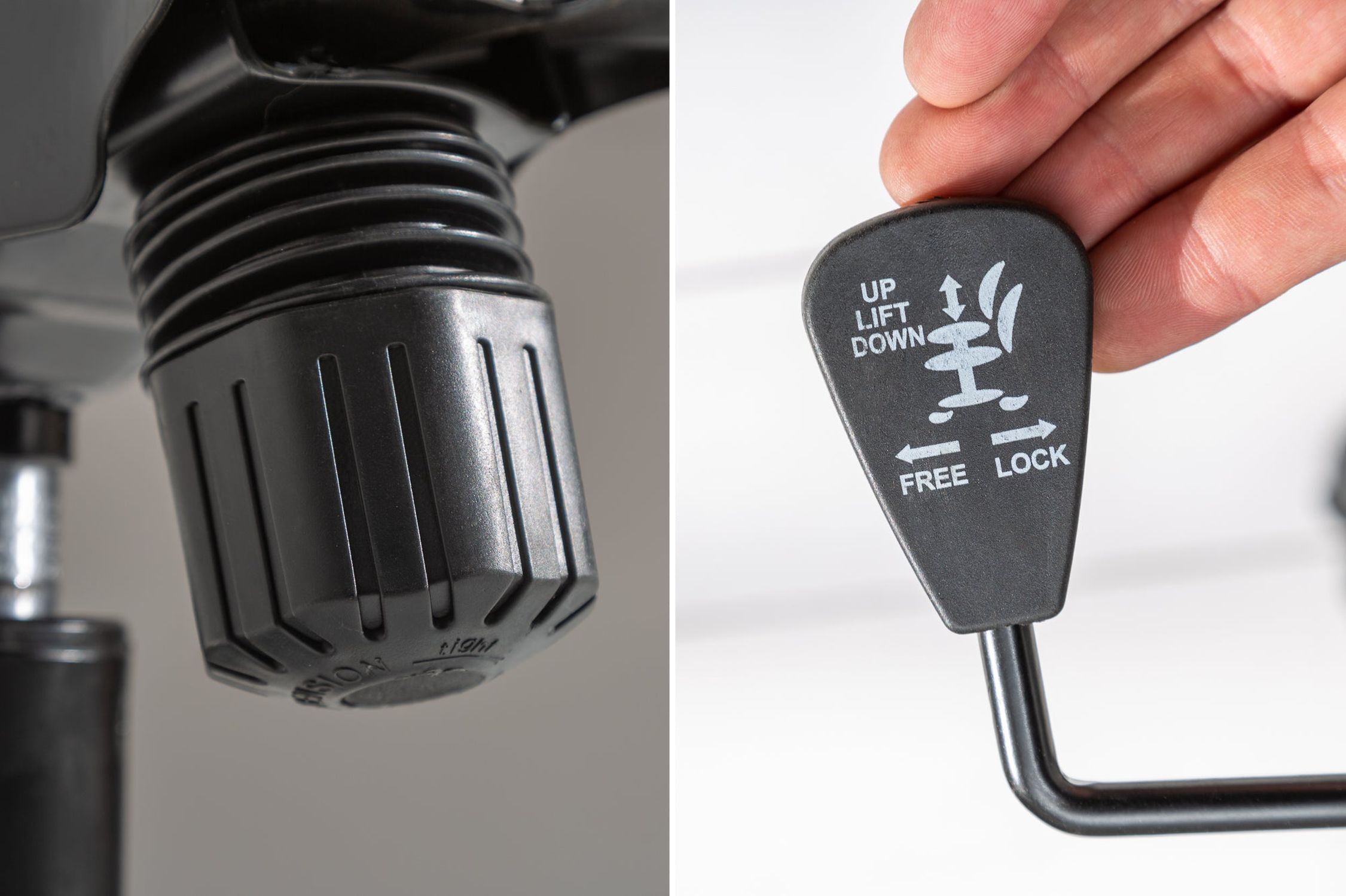 Schreibtischstuhl Samt Metall in Grau Schwarz höhenverstellbar Elektrisches Gerät, Mikrophon