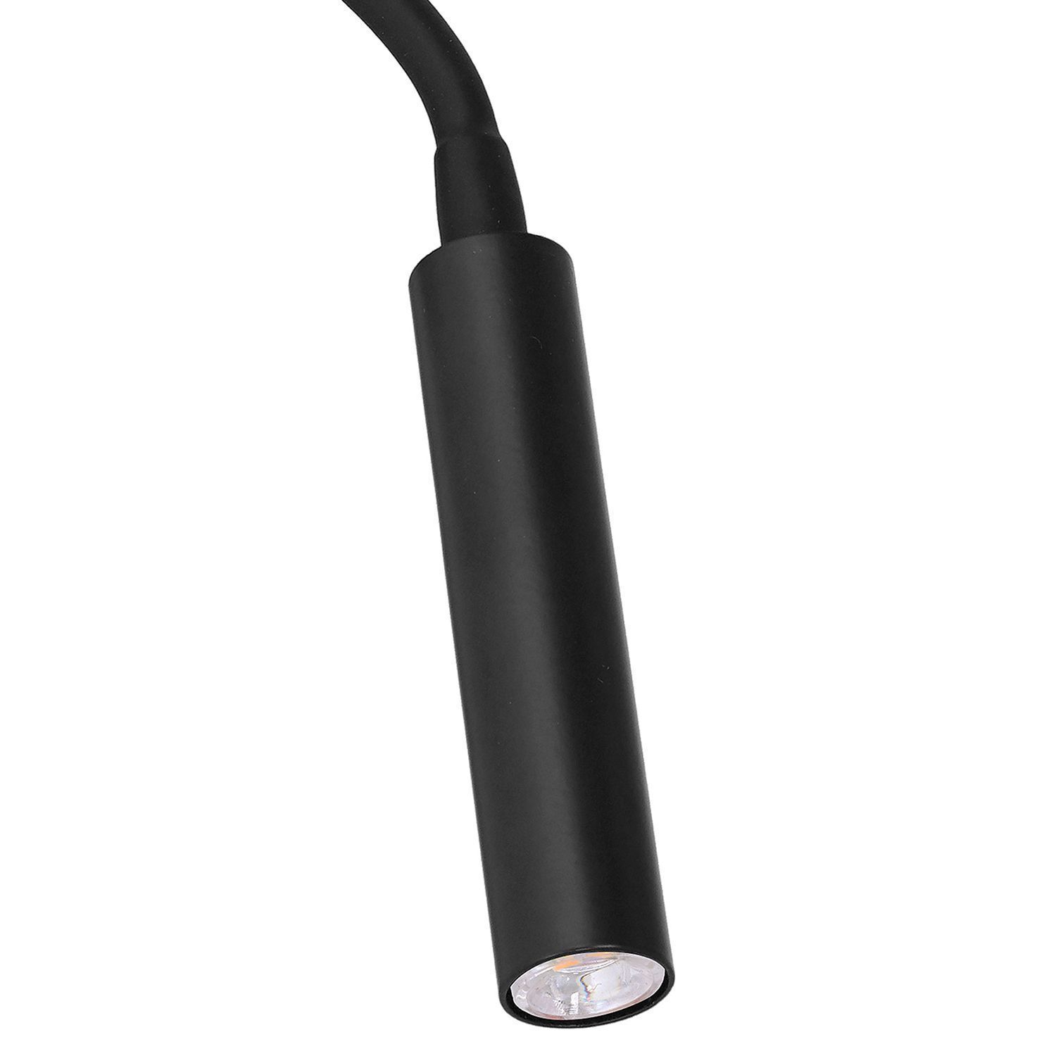 Wandspot Metall G9 akzentuiert T:35 cm Flexarm Schwarz