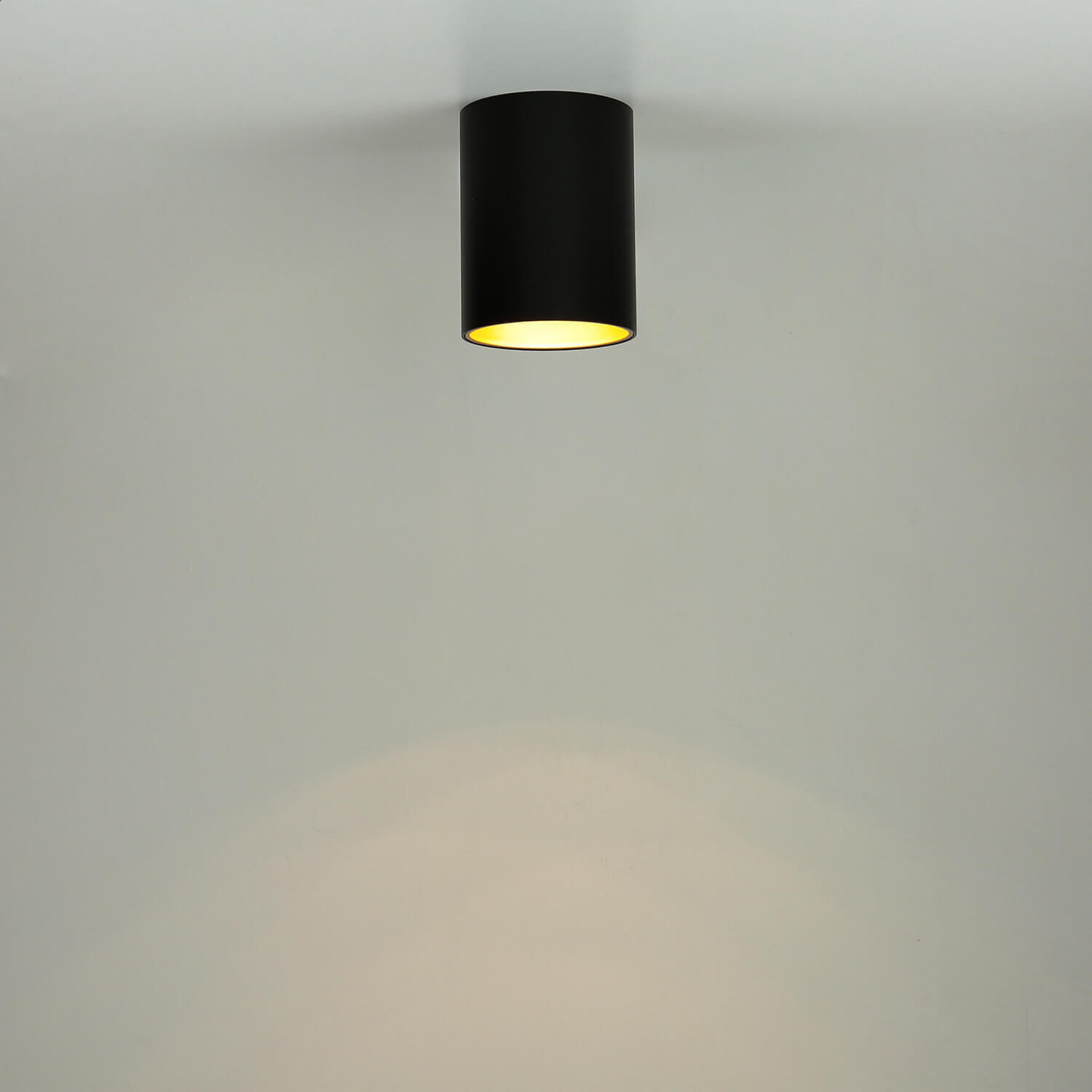 Spot EYE Schwarz Gold Decke Flur Lampe