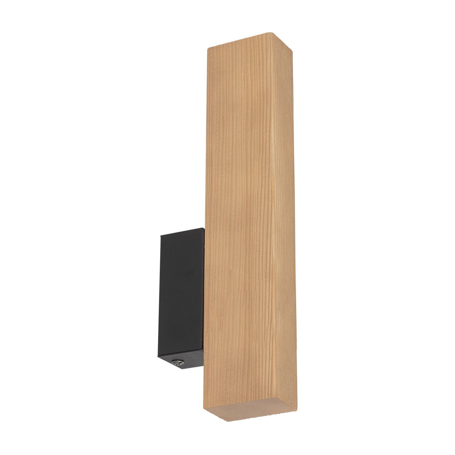 LED Wandlampe Holz Metall indirektes Licht 3000 K H: 31 cm