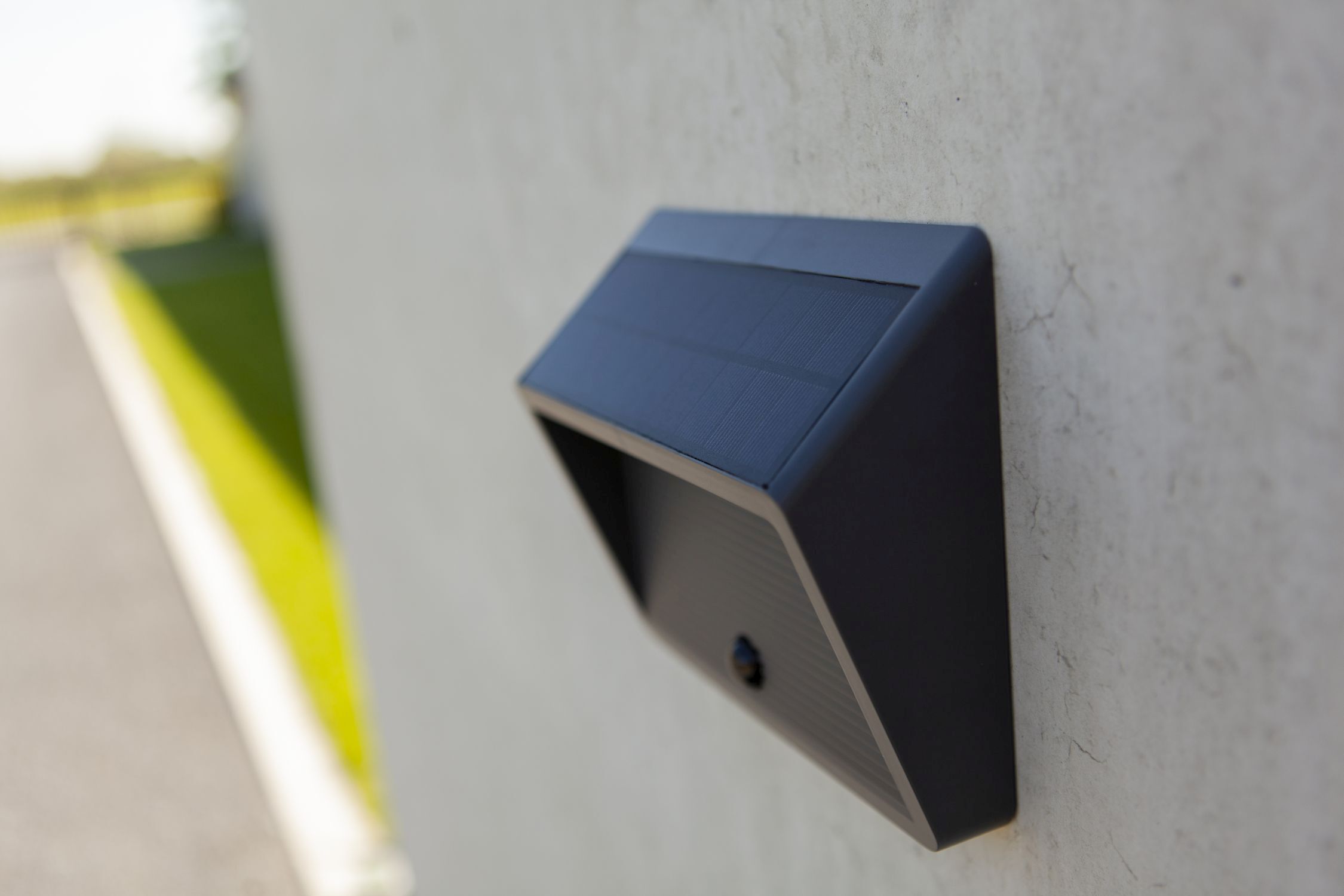 LED Solar Außenwandlampe Bewegungsmelder IP44 900 lm