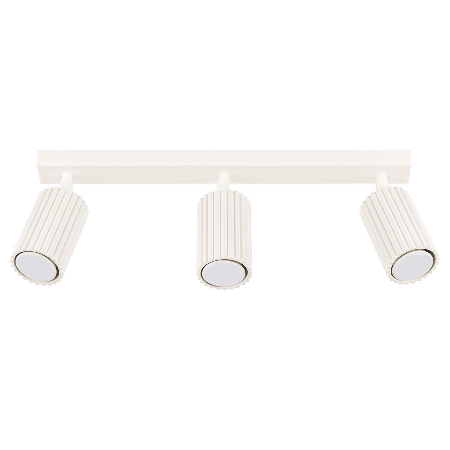 Deckenstrahler GU10 3-flammig Creme L:45 cm verstellbar