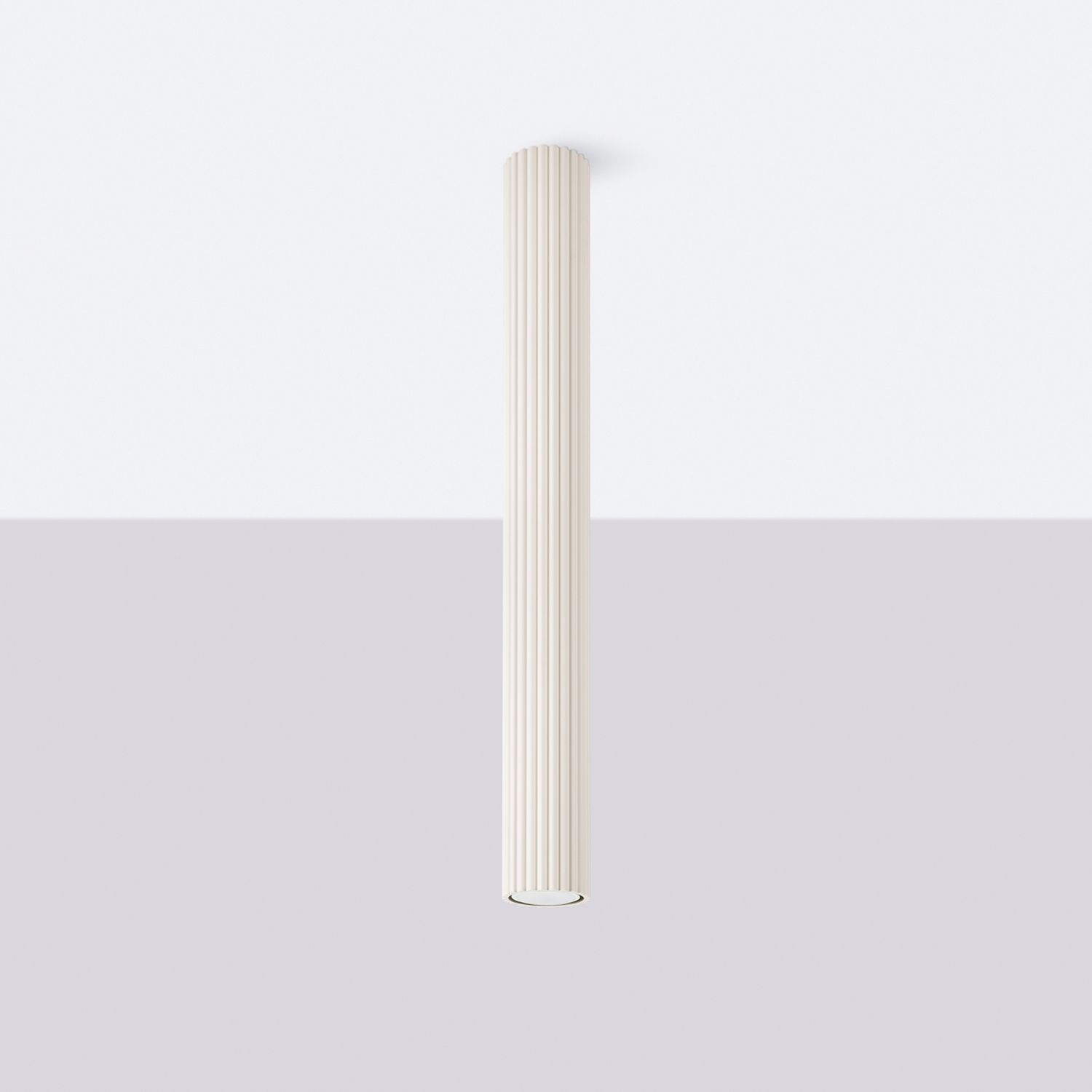 Aufbauspot Metall Ø 6,5 cm H: 60 cm GU10 in Creme Modern Aufbauspot Metall Ø 6,5 cm H: 60 cm GU10 in Creme Modern