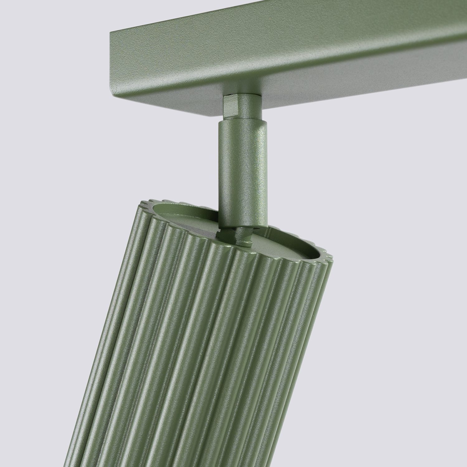 Deckenstrahler 2-flammig B: 30 cm klein schwenkbar GU10 Grün