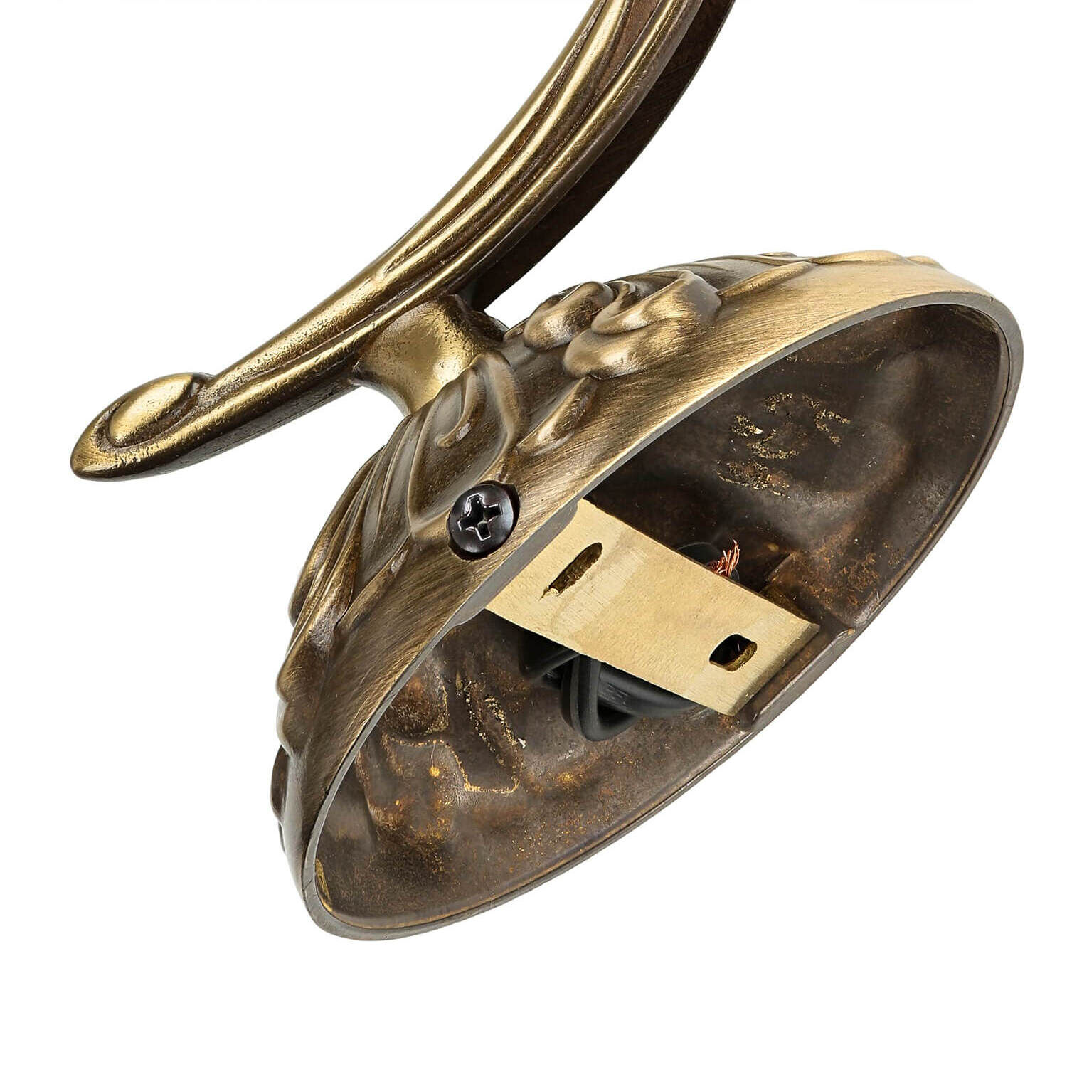 Wandleuchte aus Echt-Messing in Bronze Beatrice Bronze, Zubehör, Schmuck