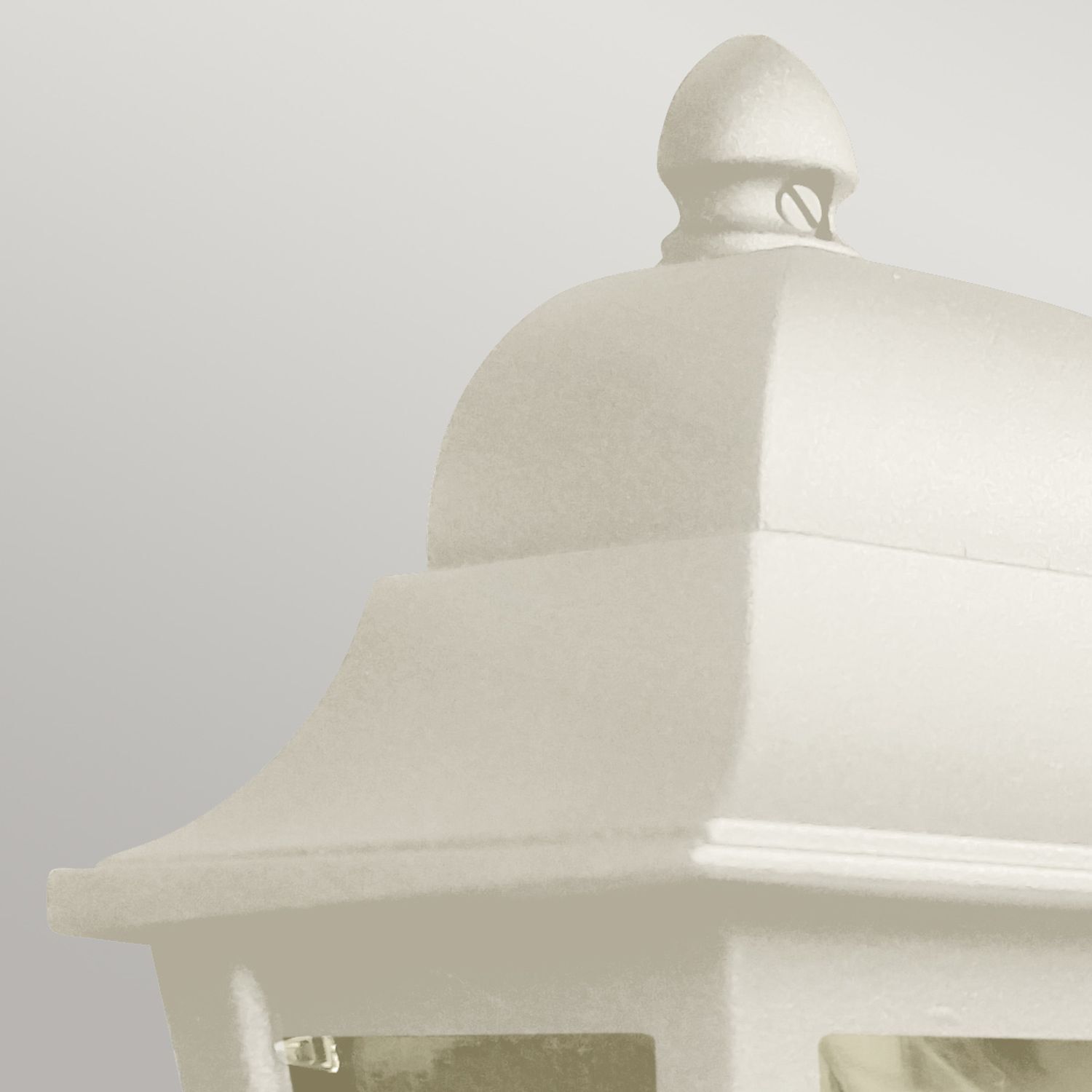 Außenleuchte Wand IP44 in Creme Rustikal E27 H: 32,5 cm Architektur, Gebäude, Kuppel, Lampe