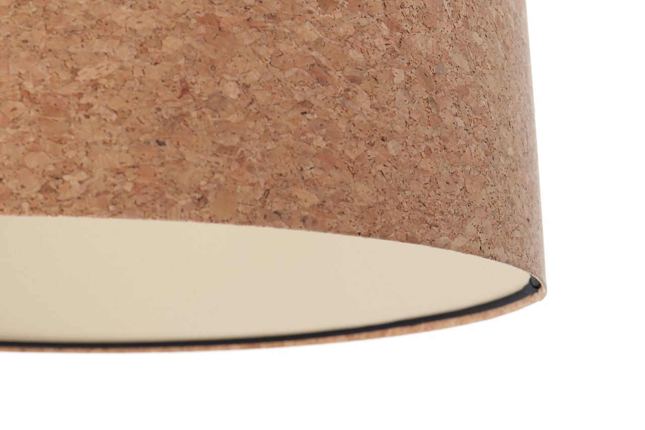 Hängeleuchte Esszimmer Natur Schwarz Kork Ø 40 cm E27 Modern