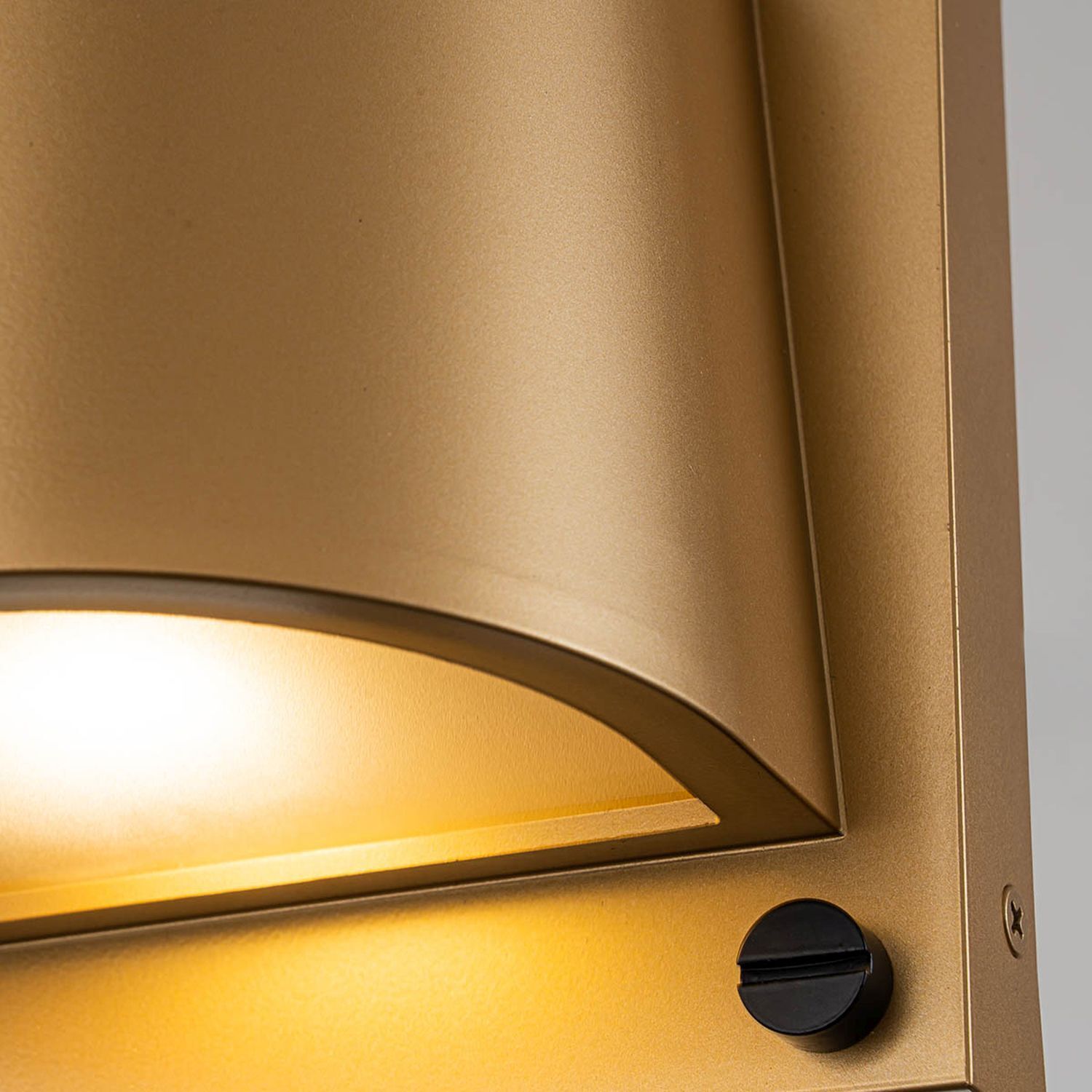 Außenleuchte IP44 in Messing Antik GU10 LED 3000 K Downlight