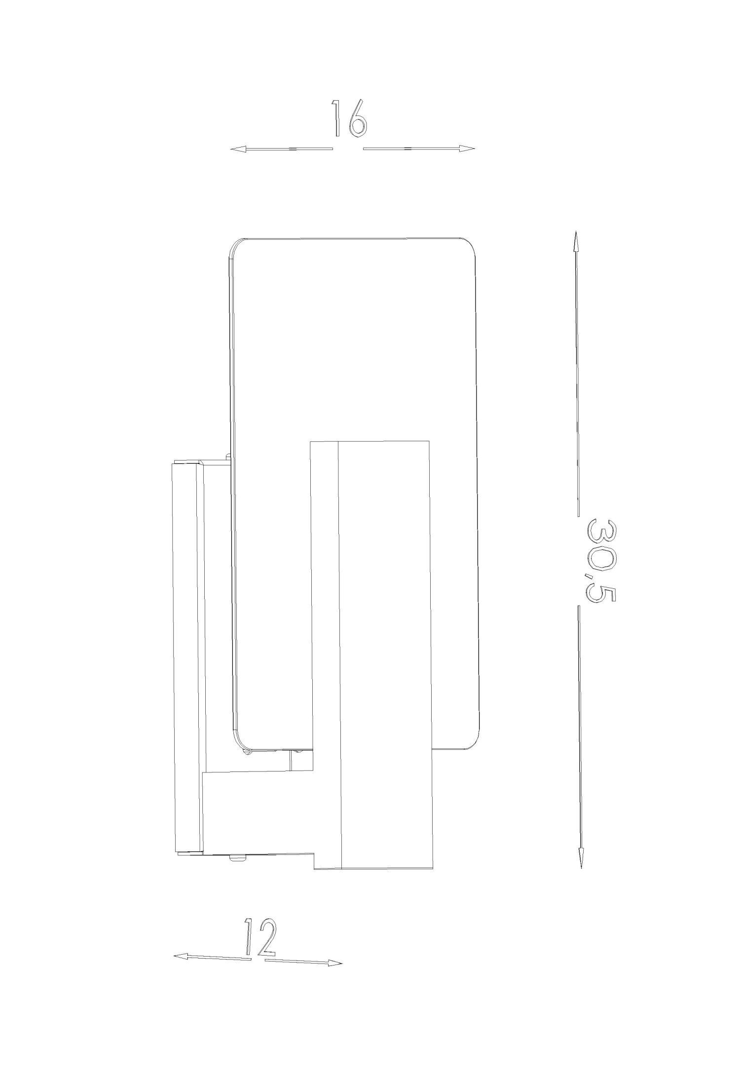 Wandlampe Glas Holz Weiß eckig E14 blendarm innen