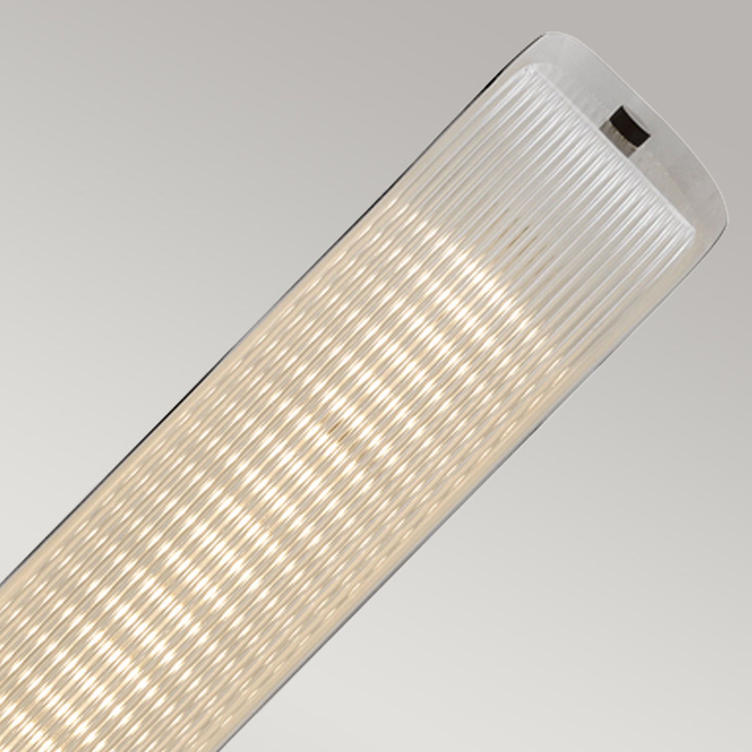 Pendelleuchte LED 116,8 cm lang Metall Glas Schwarz Modern Lampe, Elektronik