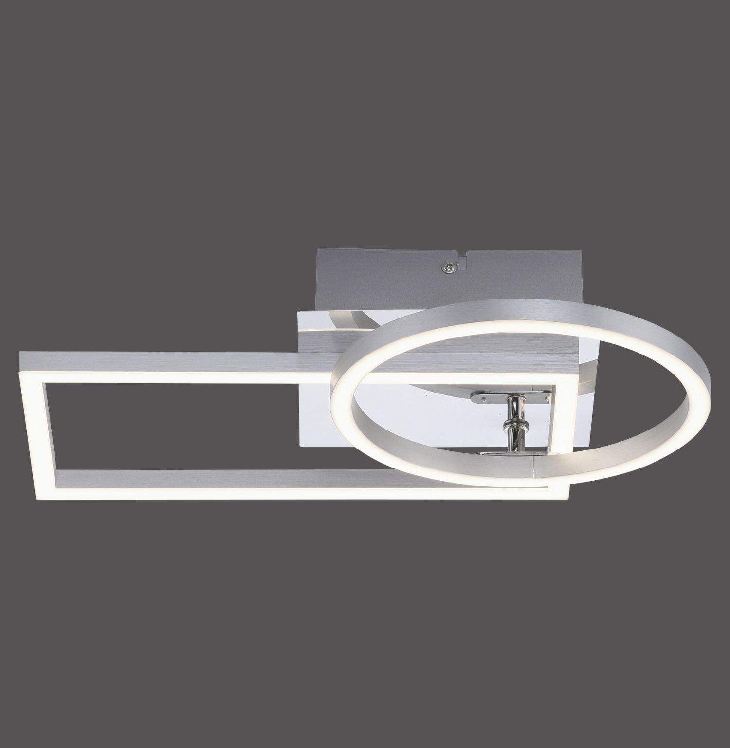 Verstellbare LED Deckenleuchte in Stahl L:37 cm 1260 lm