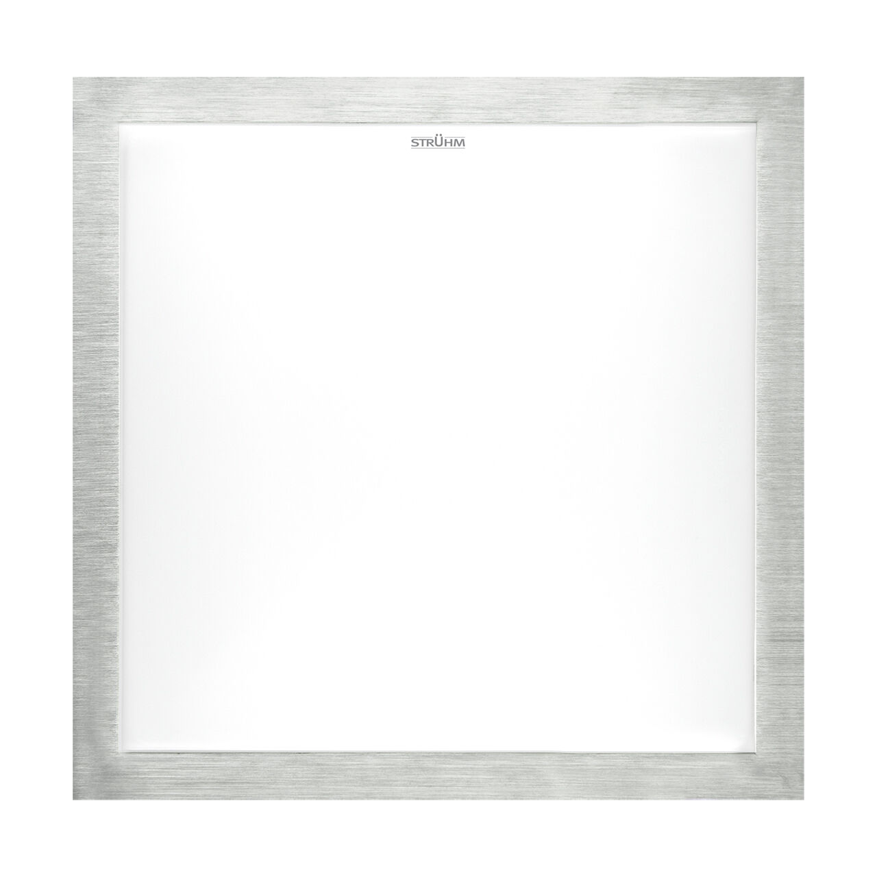 LED Badezimmerleuchte IP44 B: 27 cm in Silber Weiß 4000 K Decke rahmen, stahl, quadratisch, LED-panel, rahmenkante