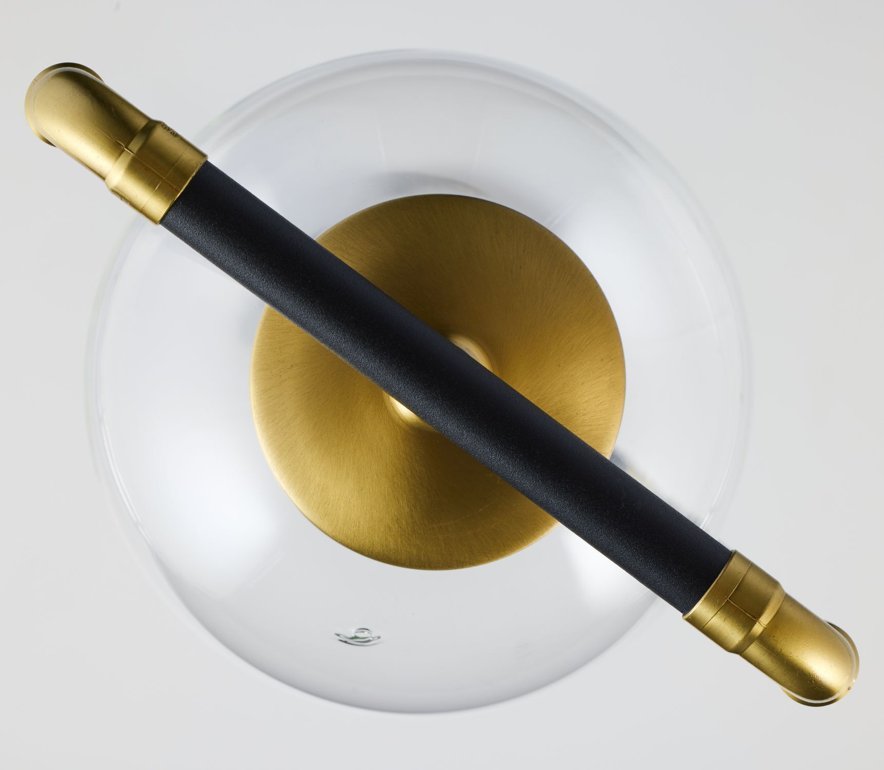 Pendelleuchte Modern Metall Glas G9 L:40 cm Kugel Stift