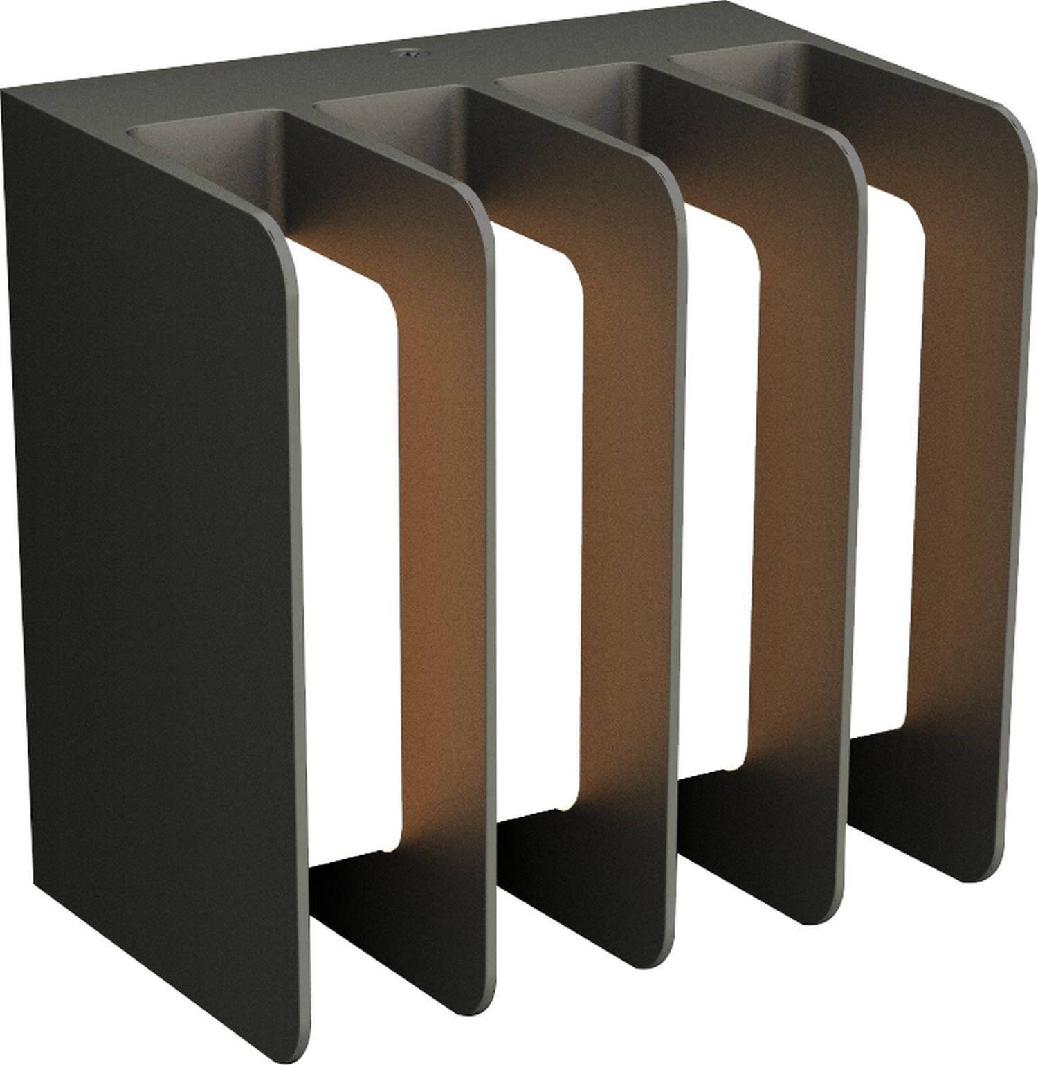 LED Außenwandlampe Schwarz 3000 K IP54 dekorativ Modern Moebel, Tabelle