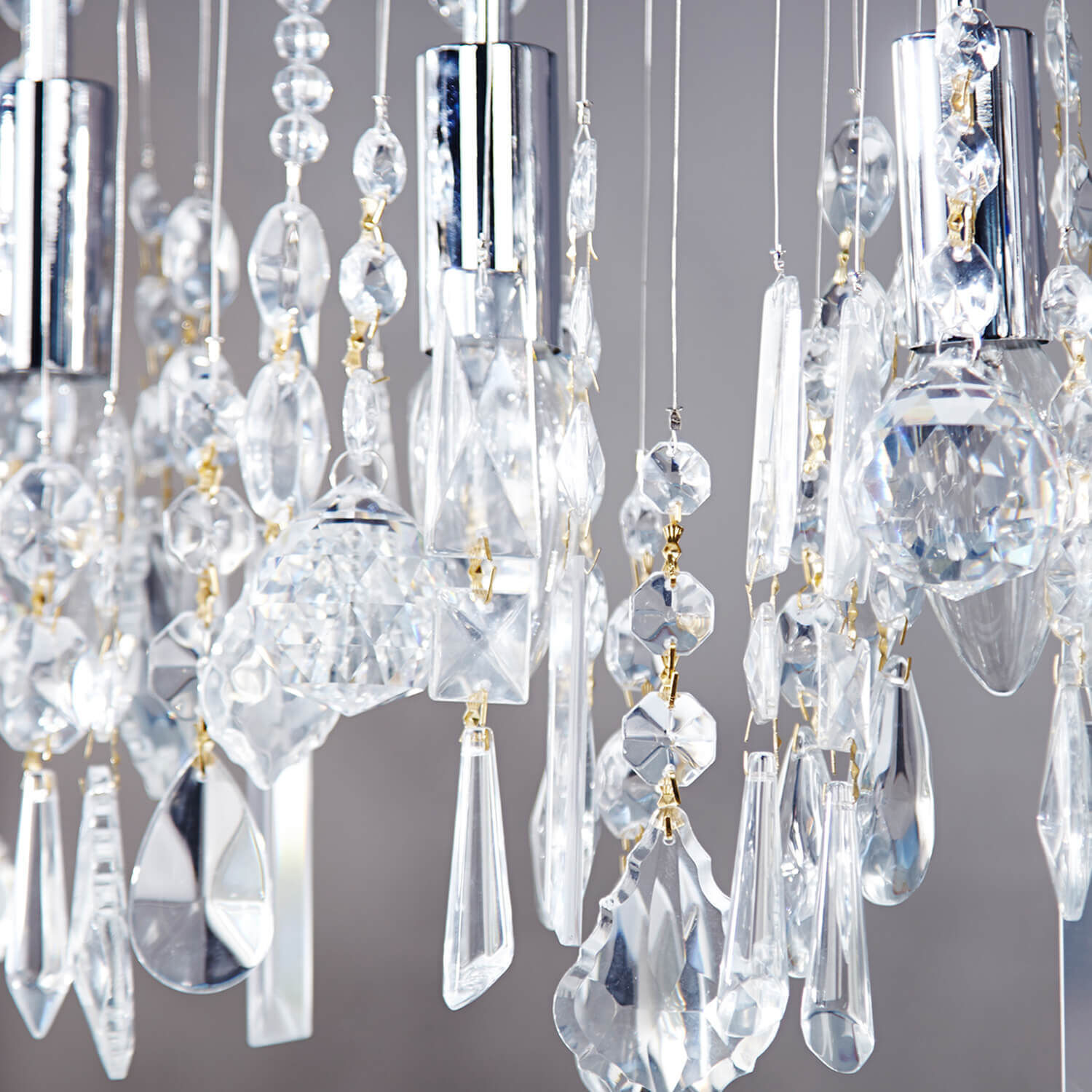 Pendelleuchte Esstisch Kristall Moderne Lampe E14 Leuchter, Lampe, Kristall