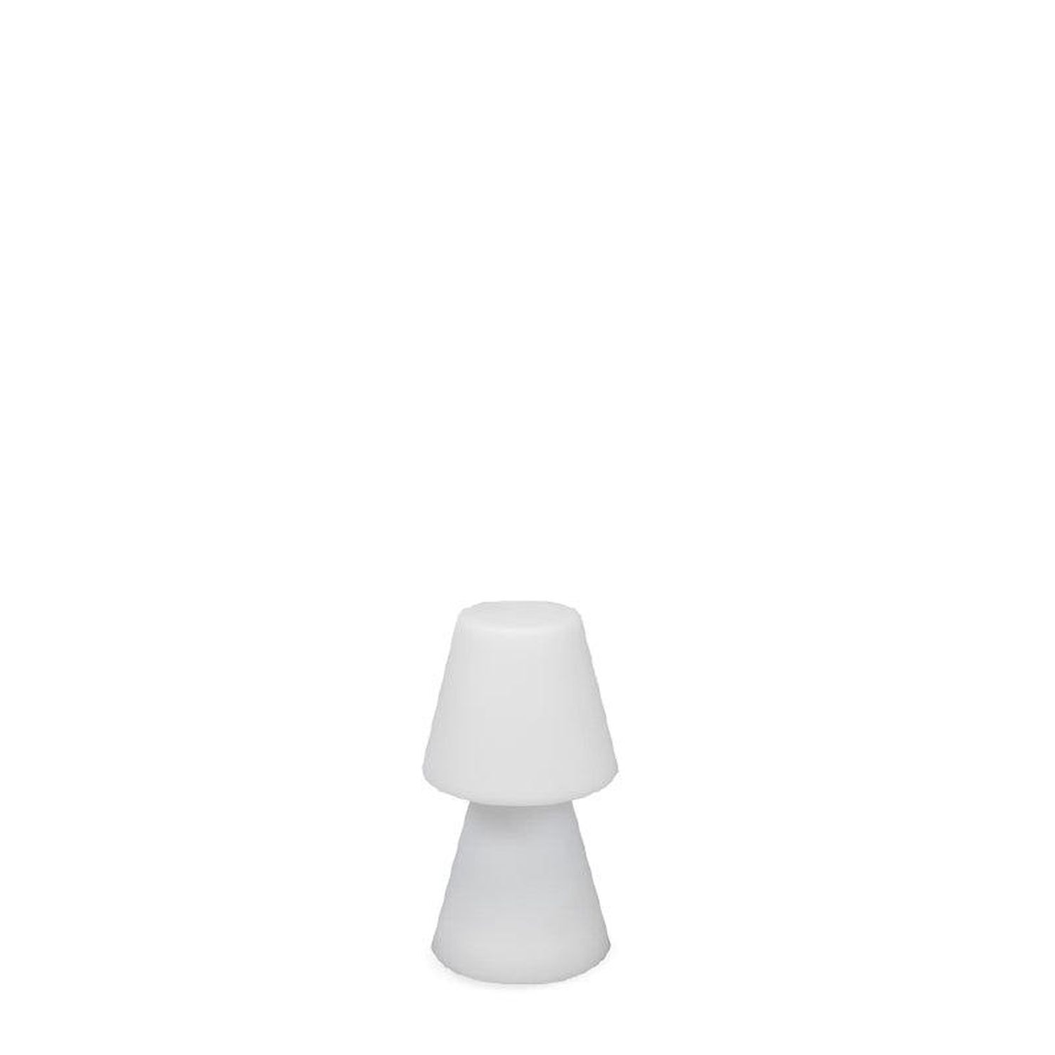 LED Tischleuchte außen kabellos Dimmer Farbwechsel 20 cm IP43