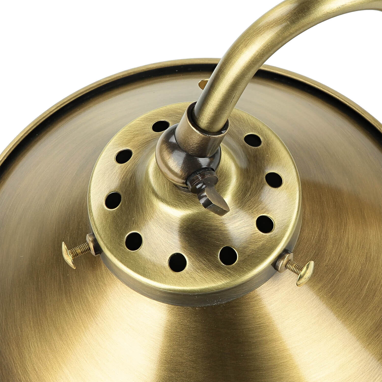 Wandleuchte verstellbar Messing E14 ALICE Bronze, Drinnen, Maschine, Schraube