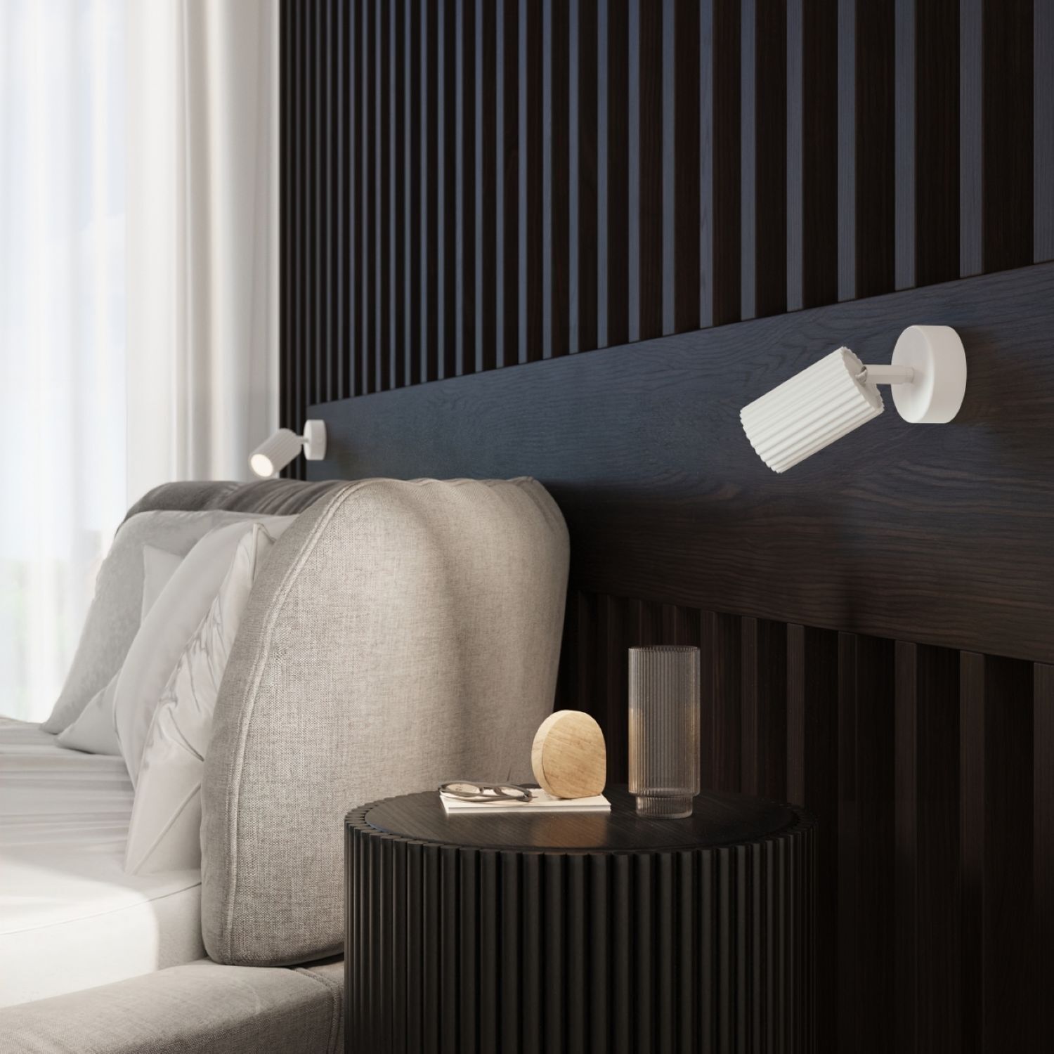 Spot Lampe Weiß GU10 B: 8 cm klein Aluminium schwenkbar