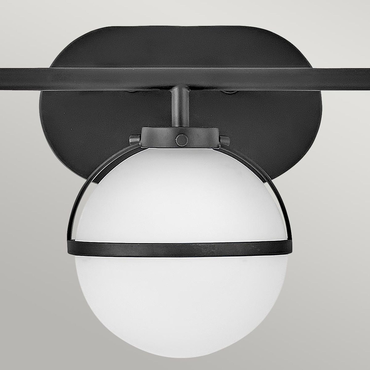 Badezimmerlampe Wand IP44 60,6 cm breit Metall Glas E14