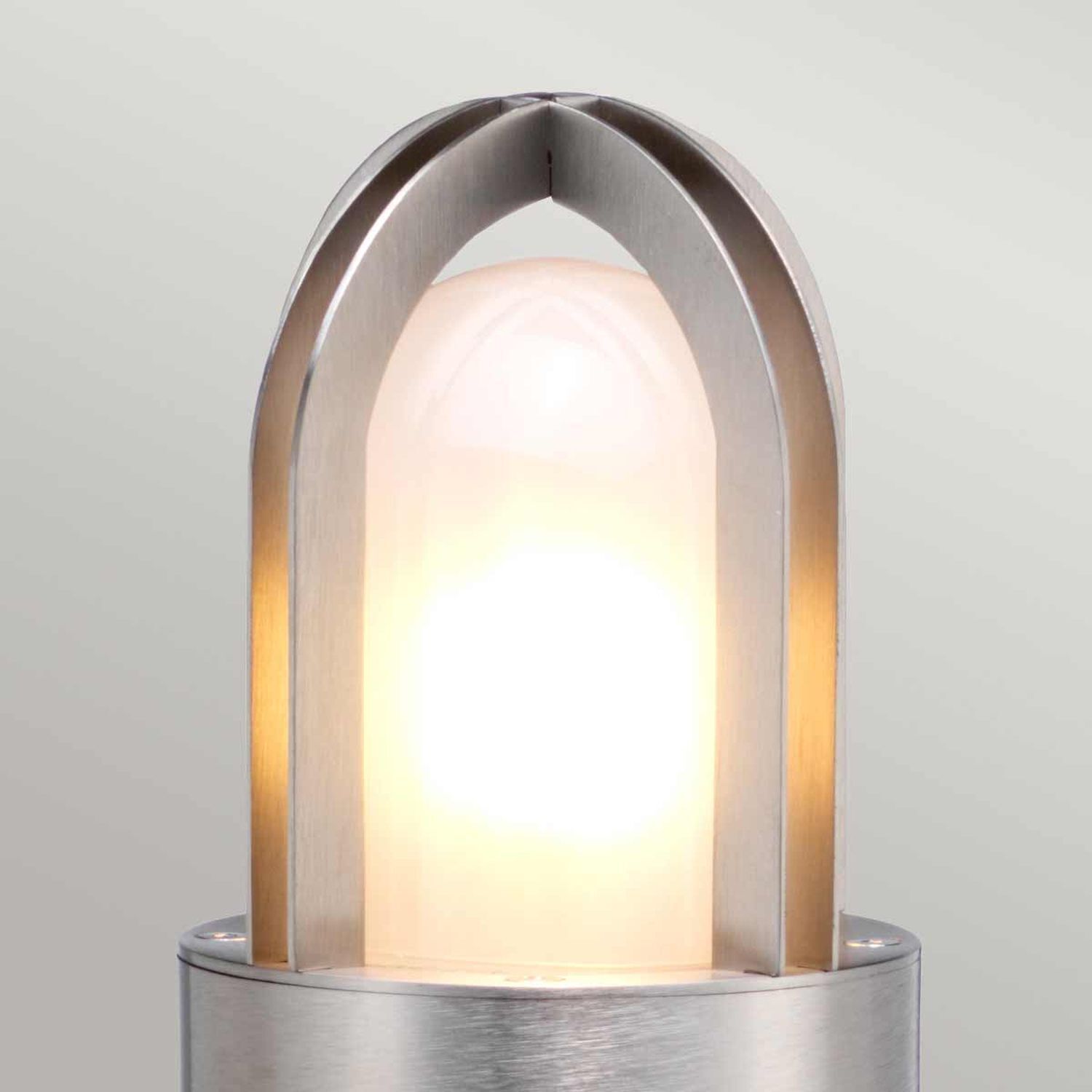 Pollerleuchte Edelstahl Glas 70 cm IP55 Maritim SKIPTON Lampe, Beleuchtung