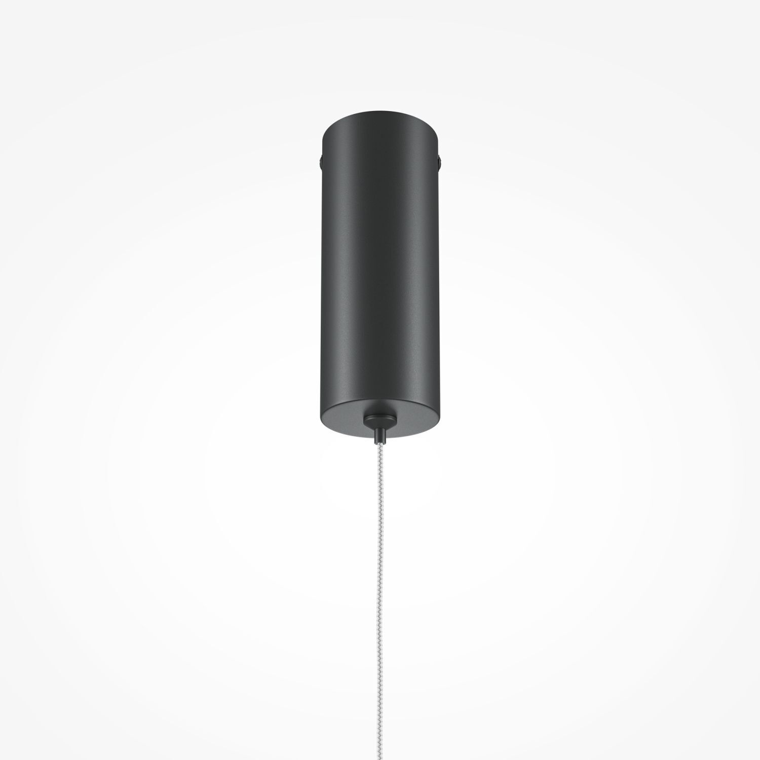 LED Pendelleuchte Aluminium rund D: 1,7 cm Schwarz LINA