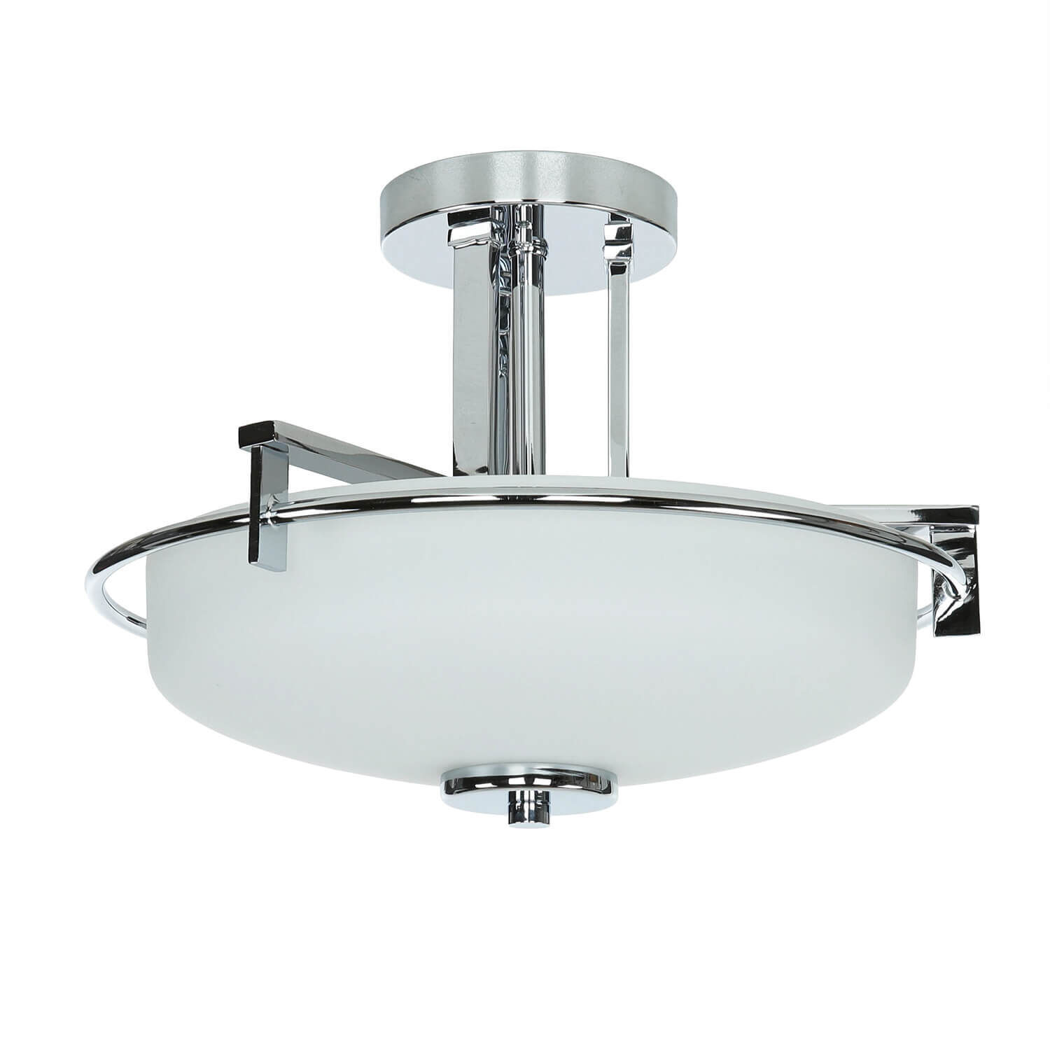 LED Deckenleuchte Bad satiniertes Glas blendarm IP44 Drinnen, Zimmer, Duscharmatur, Deckenleuchte, Leuchte