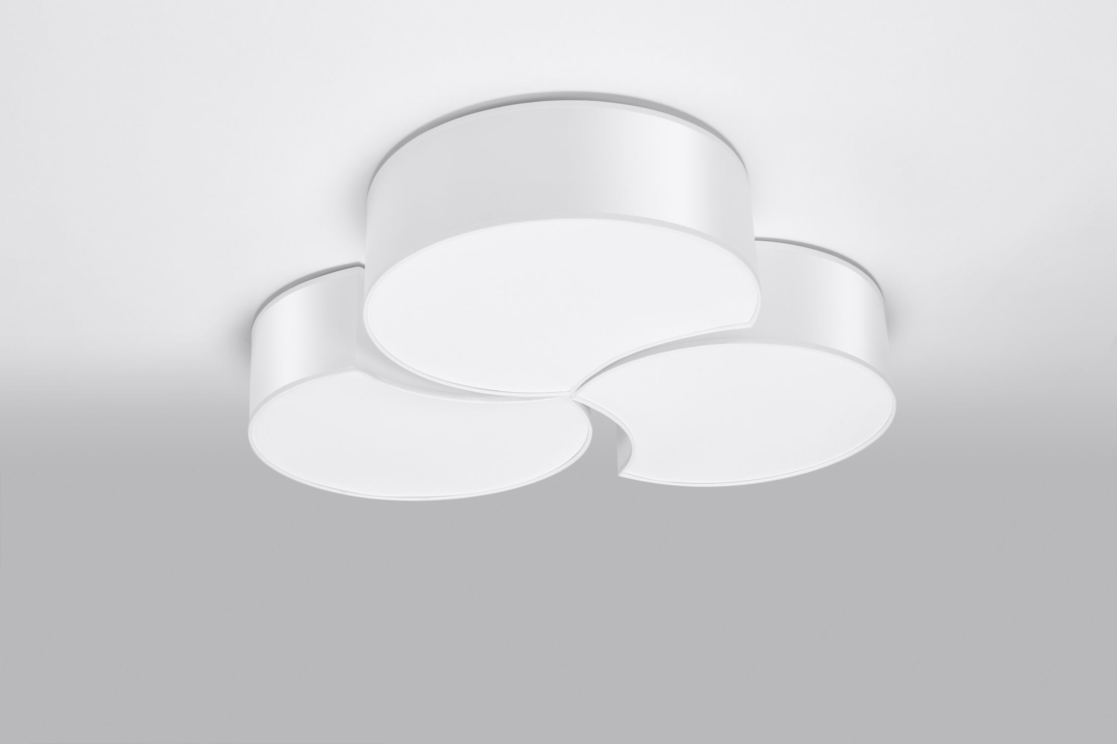 Deckenlampe Weiß Modern blendarm 6x E27 dekorativ