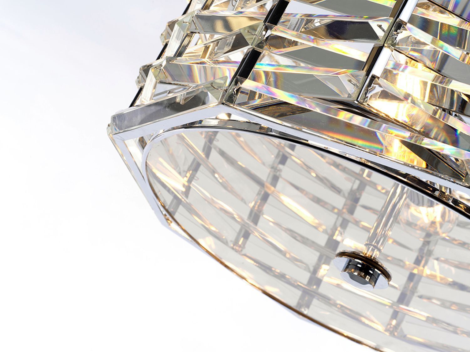 Hängelampe Kristall Ø48cm blendarm verstellbar Modern Beleuchtung, Auto, Transport, Fahrzeug