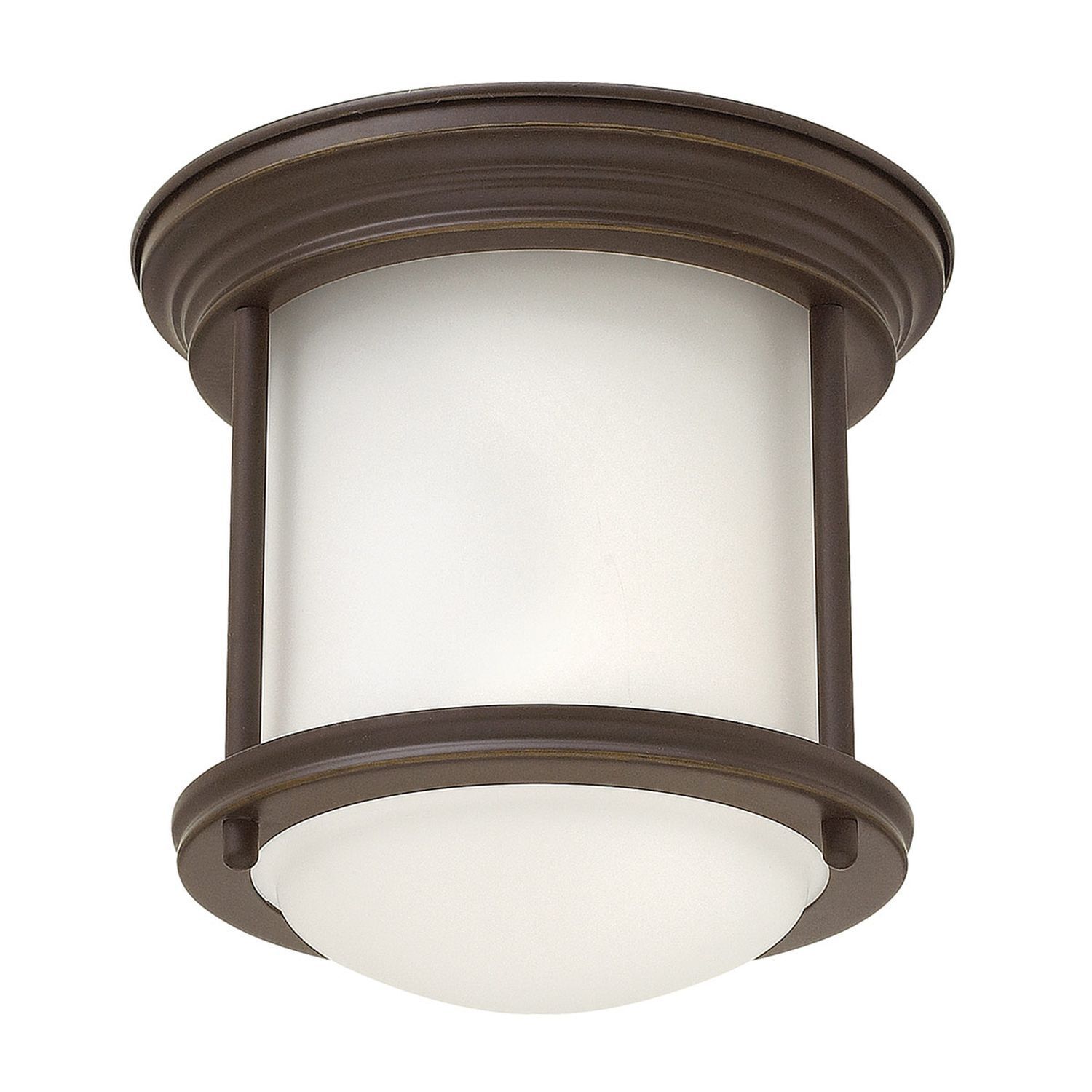 Deckenleuchte Glas Metall E27 IP44 rund Ø 19,6 cm Bad