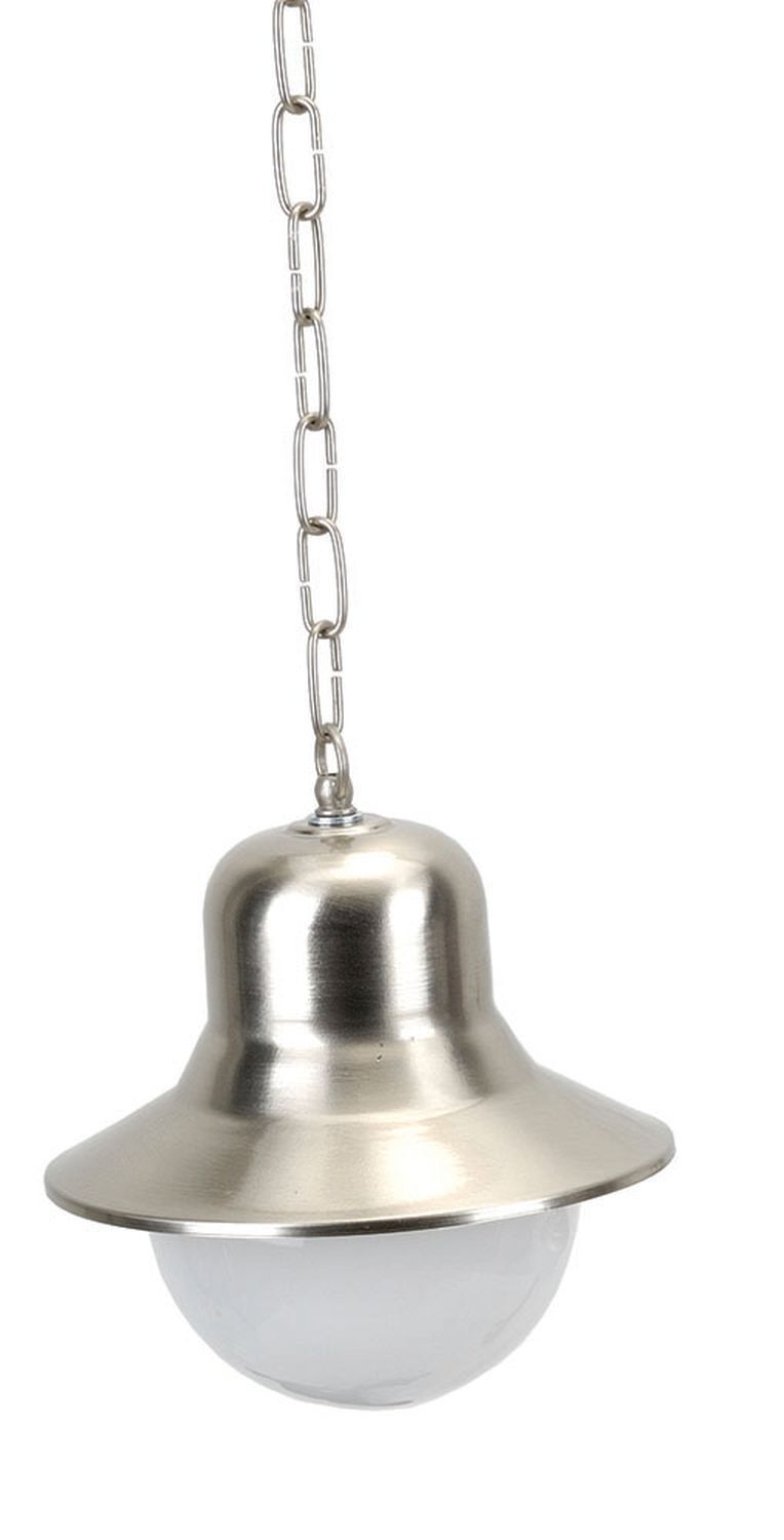 Pendelleuchte Nickel Echt-Messing Ø23cm Terrasse