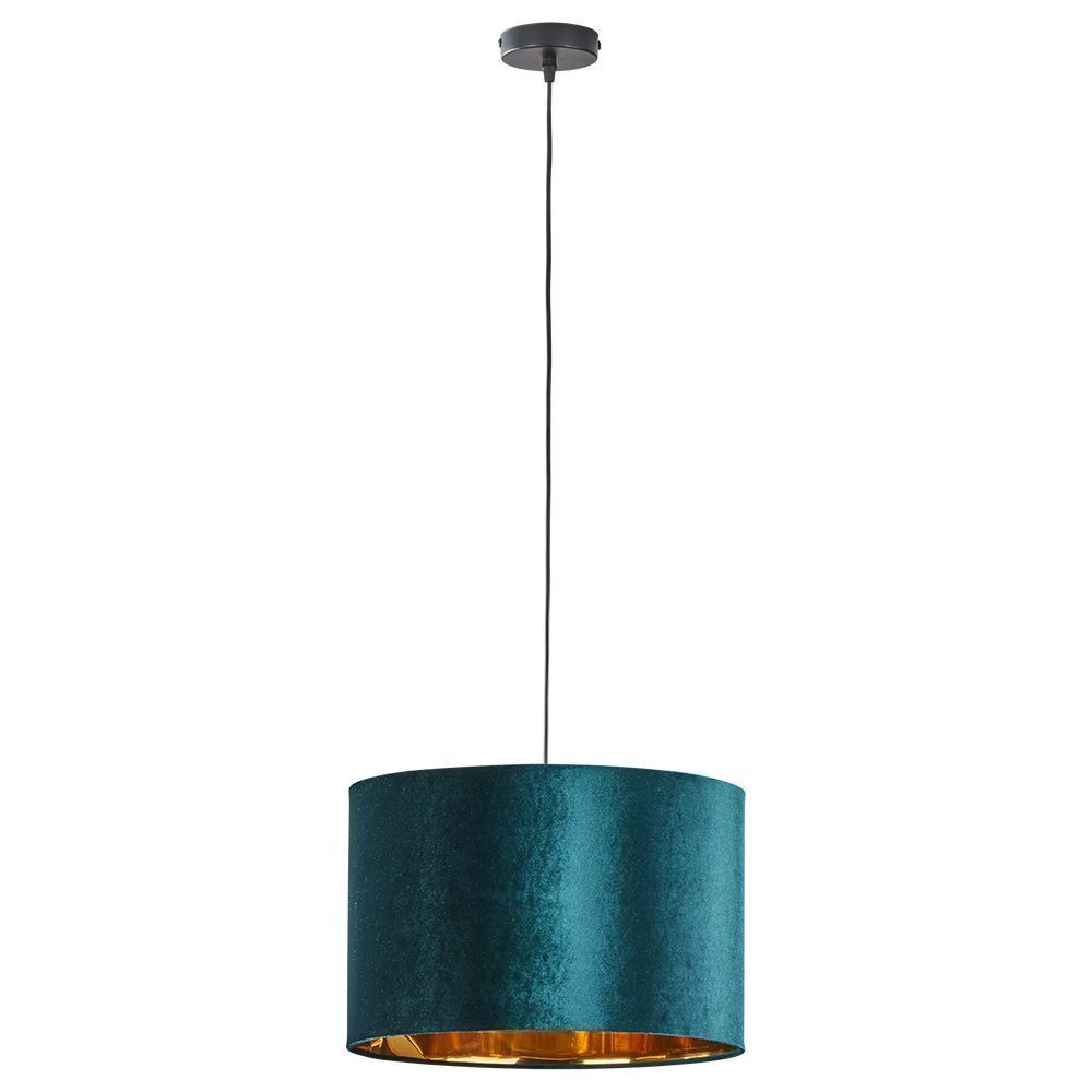Runde Hängeleuchte Schwarz Grün Gold Ø38cm Lampe, Kronleuchter