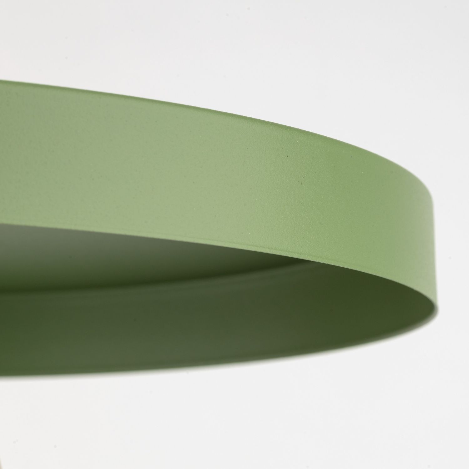 Grüne Pendelleuchte E27 Ø30 cm rund Vintage Metall
