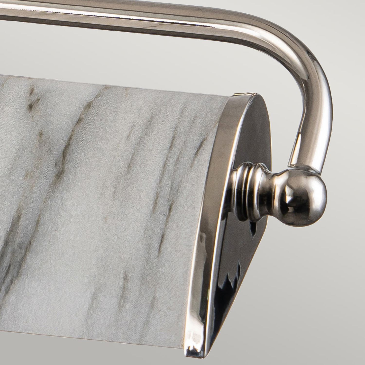 Bilderleuchte Metall verstellbar B: 44,5 cm Marmor Optik