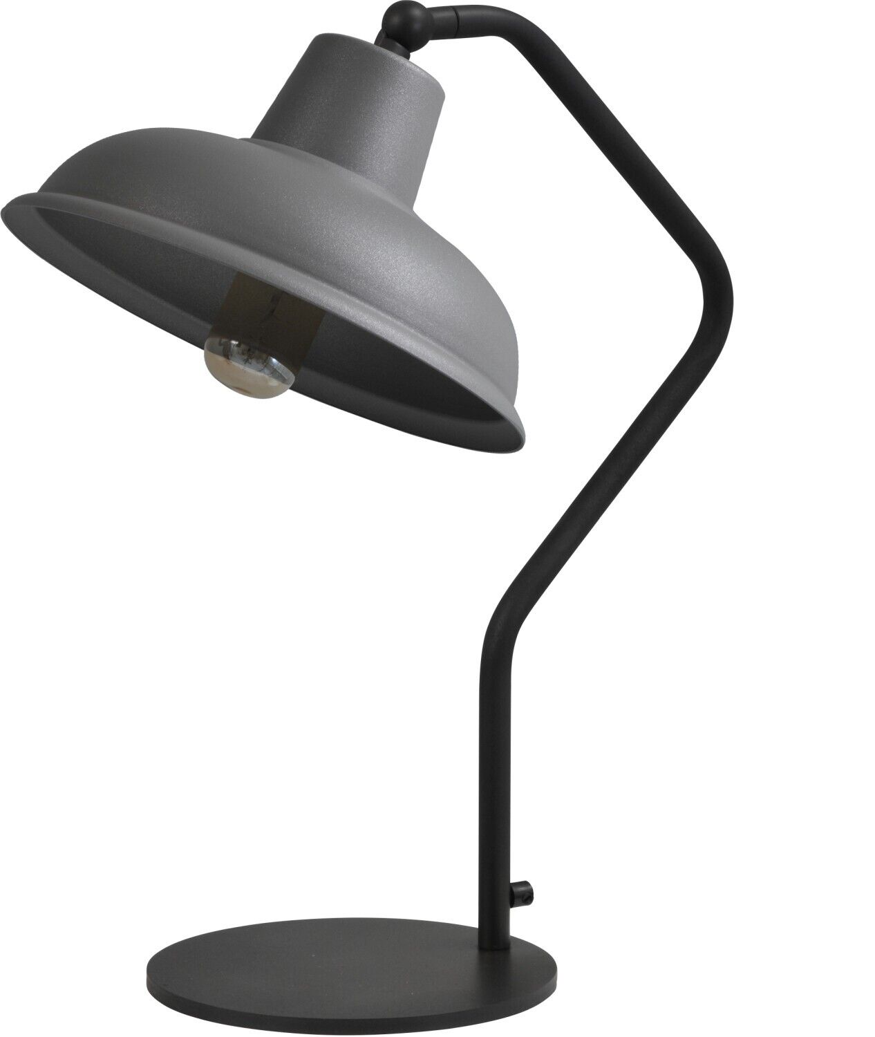 Loft Tischlampe Grau H53cm Industriestil Premium