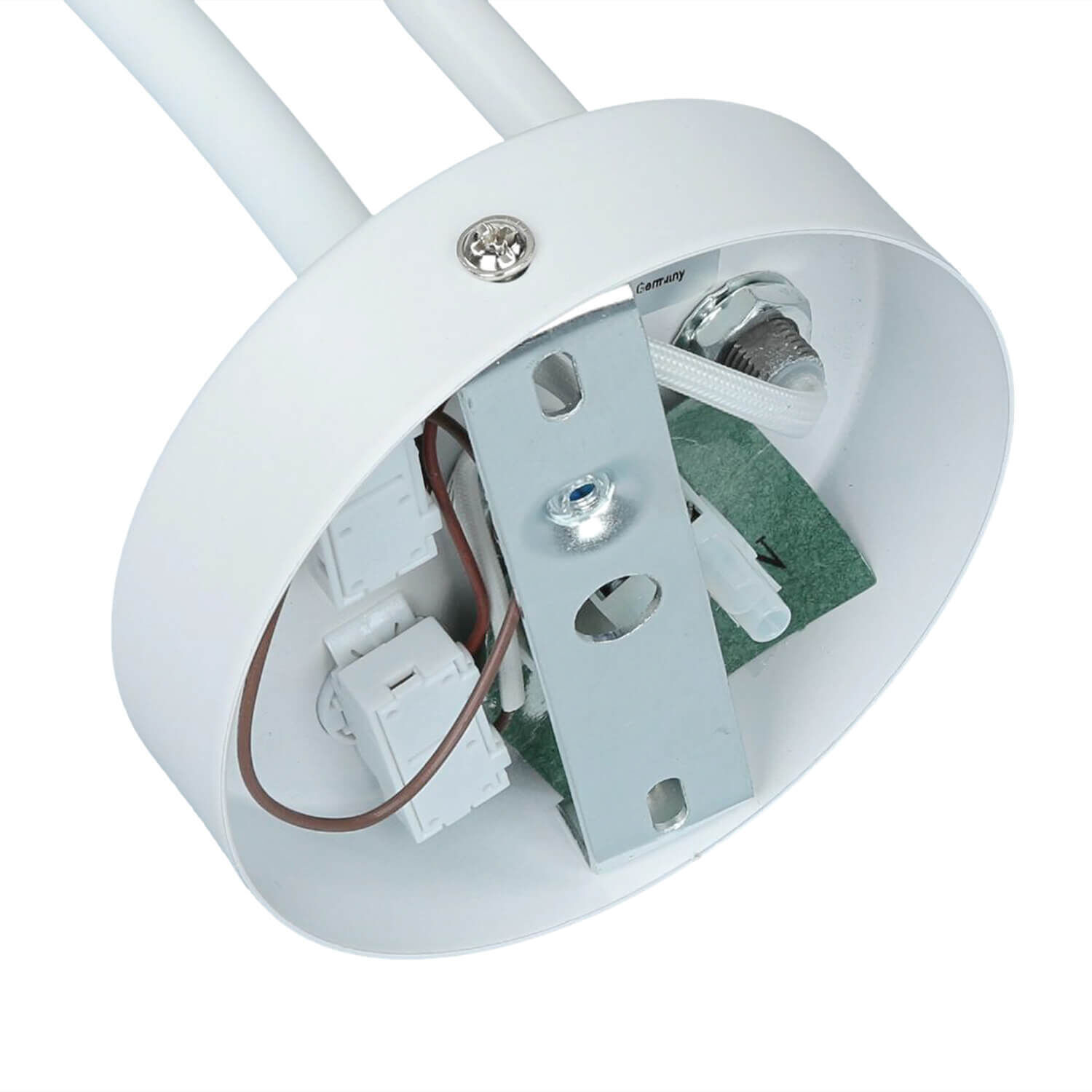 Wandlampe Weiß E27 mit Leselampe verstellbar GU10