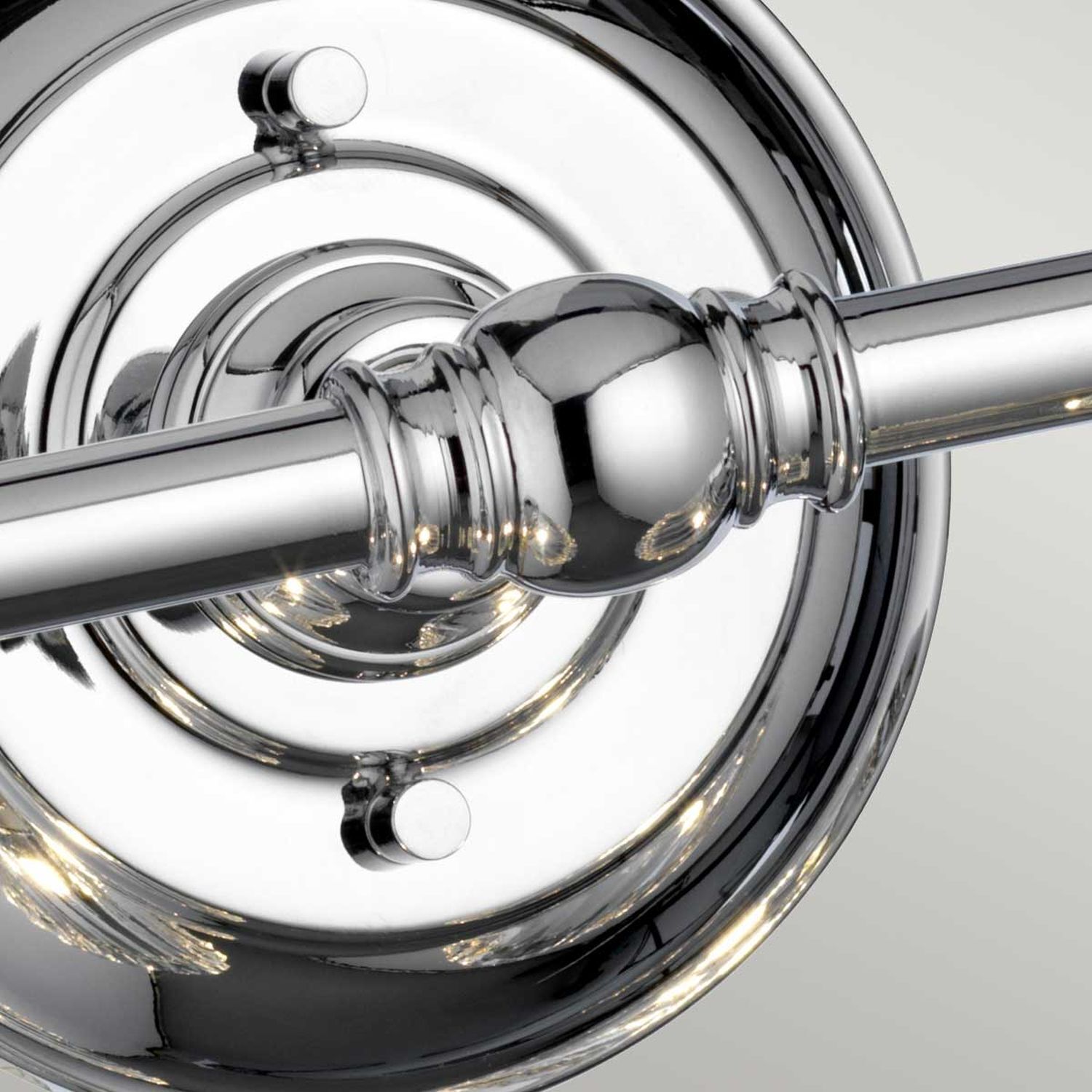 Chromed, Metallisch, Stange, Nahaufnahme, Knopf