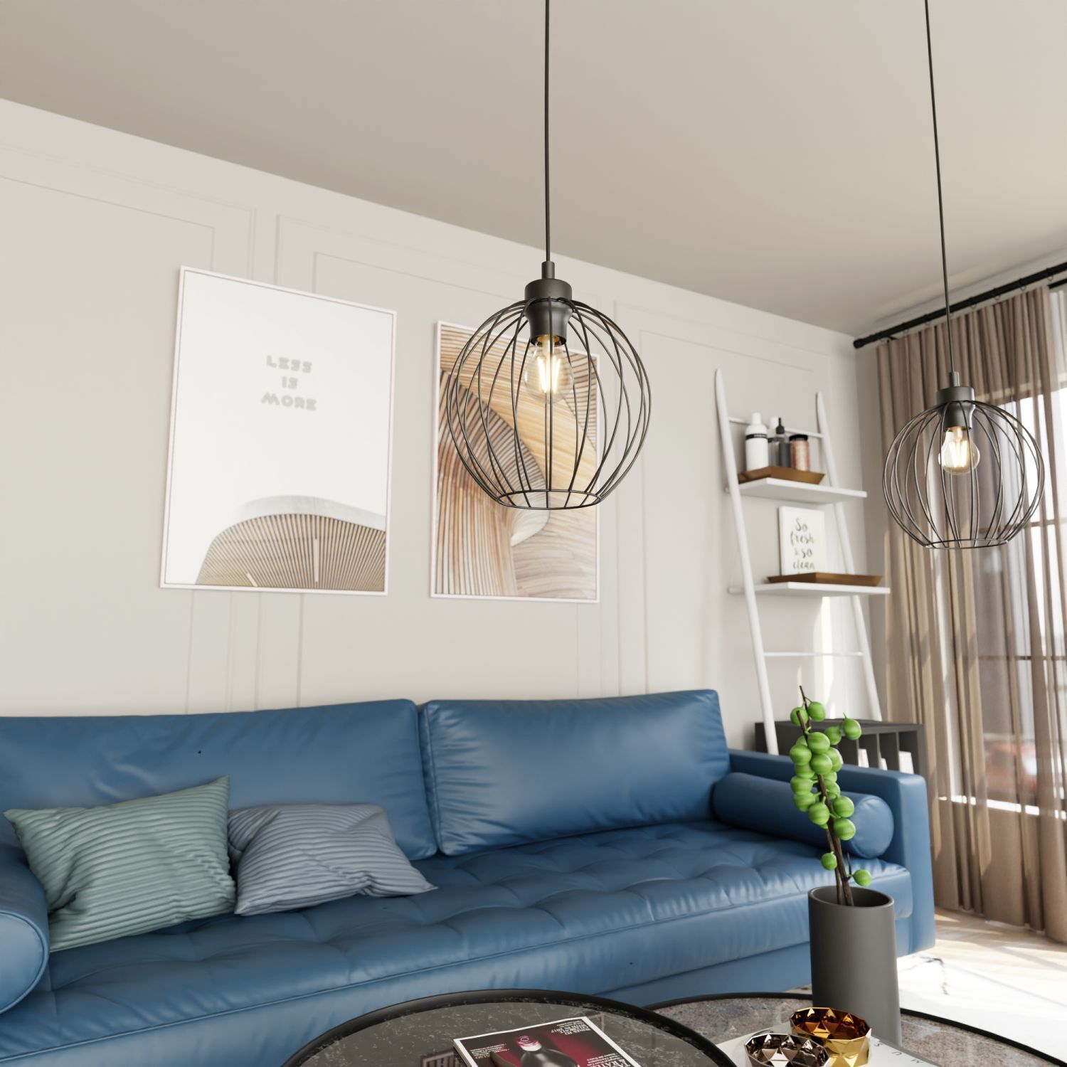 Wohnzimmer, Dekoration Ihres Zuhauses, Innenarchitektur, Lampe, Couch