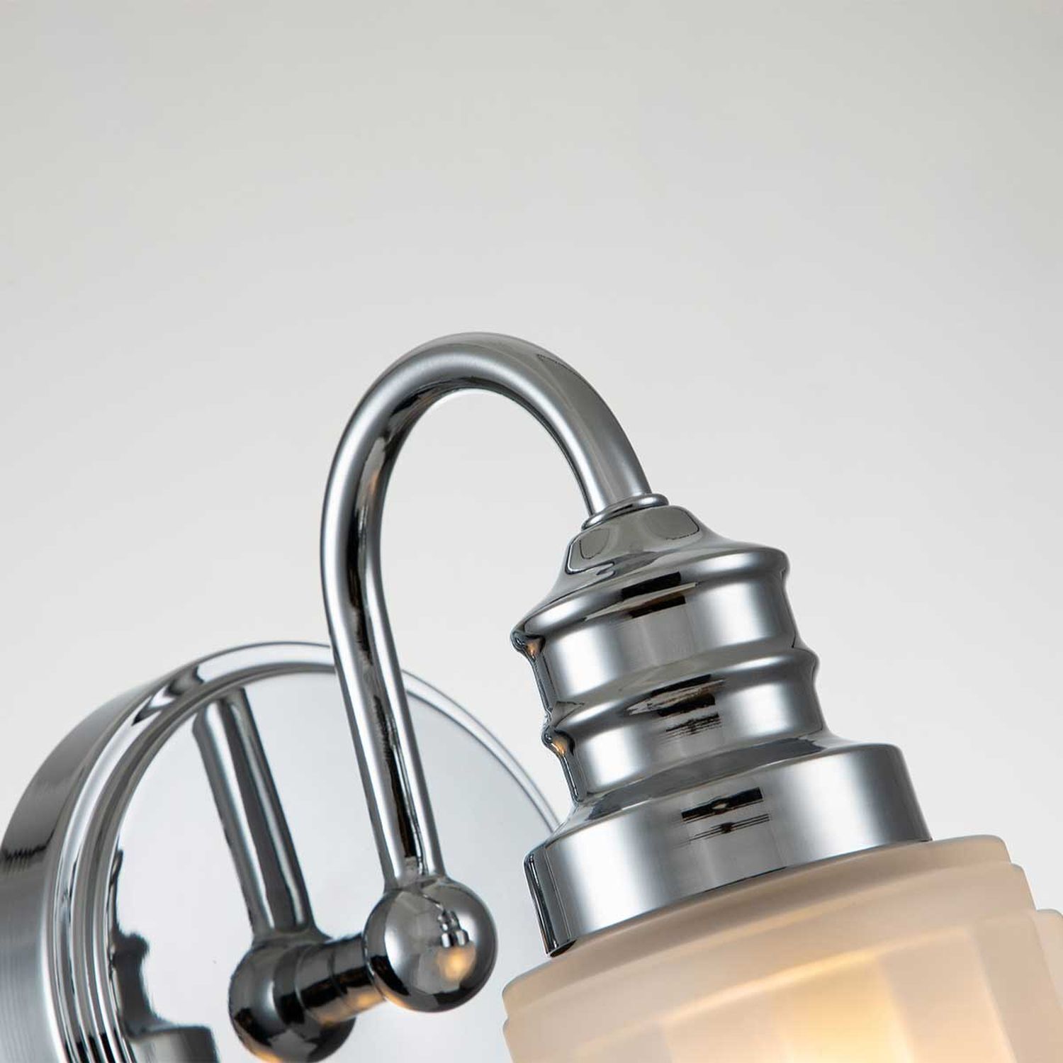 Badleuchte Metall Glas H: 23,7 cm IP44 G9 LED 3000 K