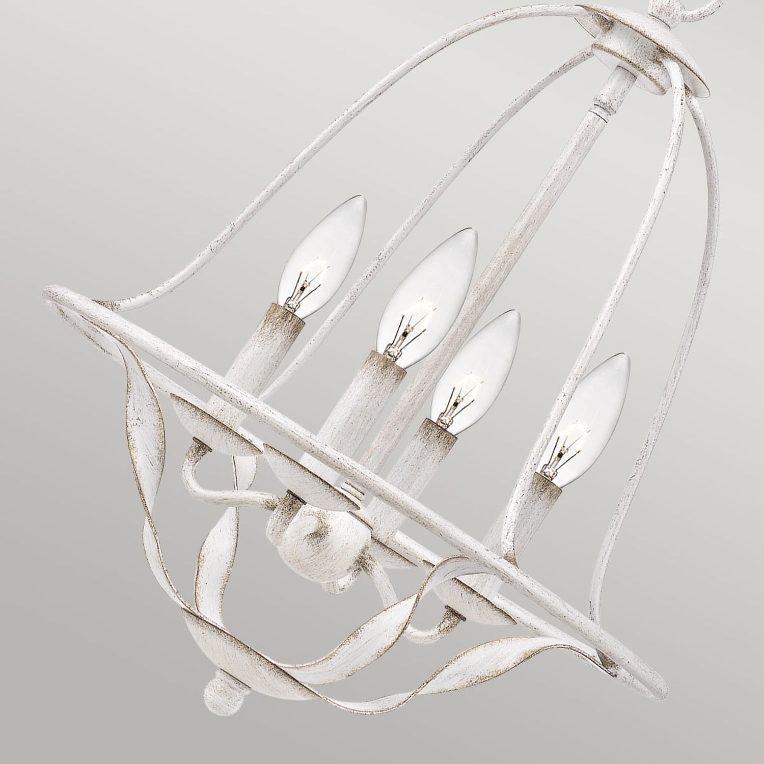 Kronleuchter, Metalllampe, Weiße Lampe, Hängelampe, Lampenschmuck