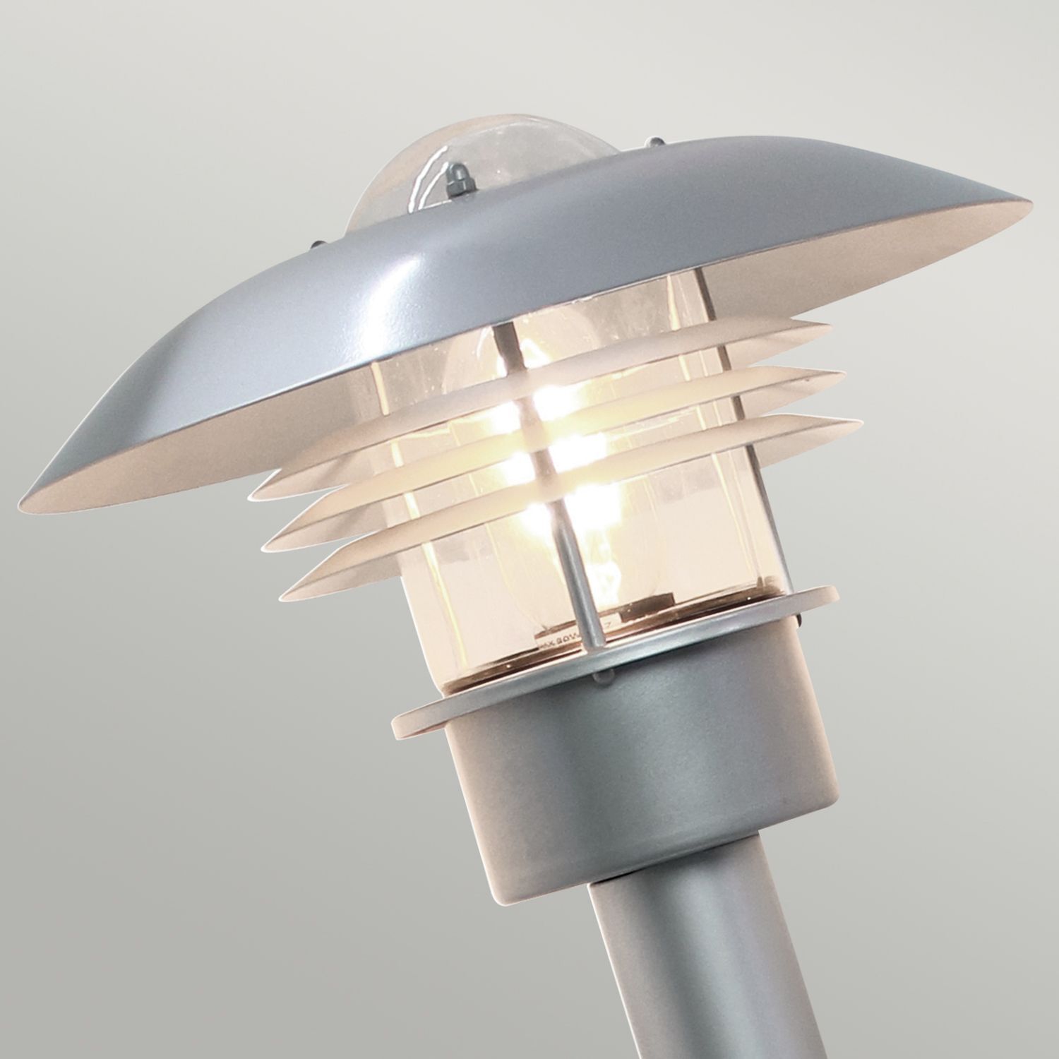 Außenleuchte Edelstahl 100 cm Silber Skandinavisch IP44 Lampe