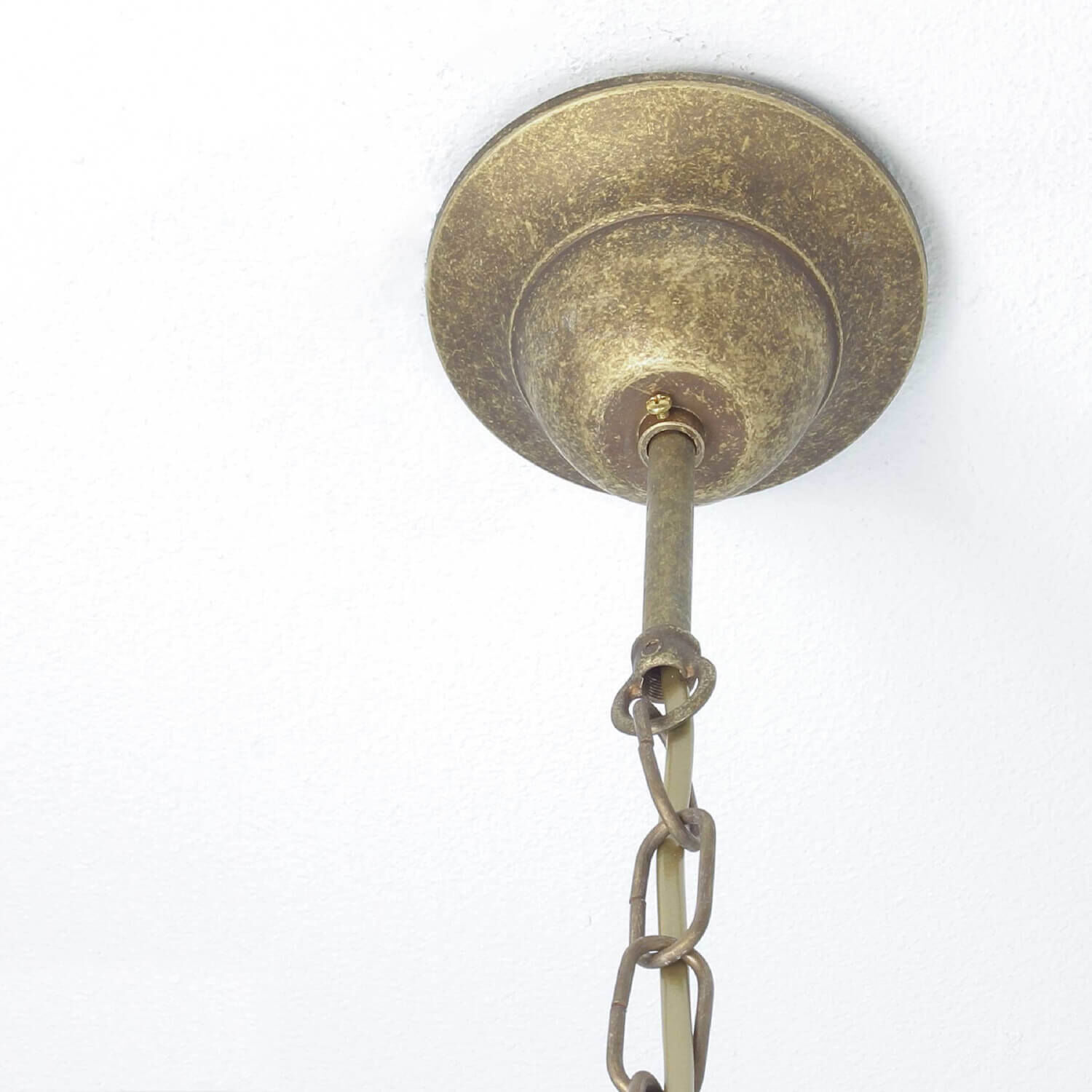 Premium Hängeleuchte Außen aus Messing in Bronze Bronze