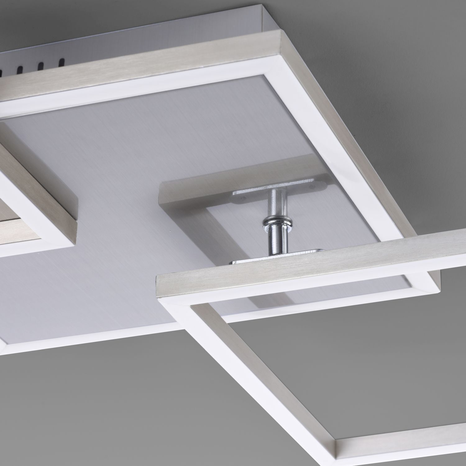 Verstellbare LED Deckenlampe in Stahl L:75 cm 3000 K