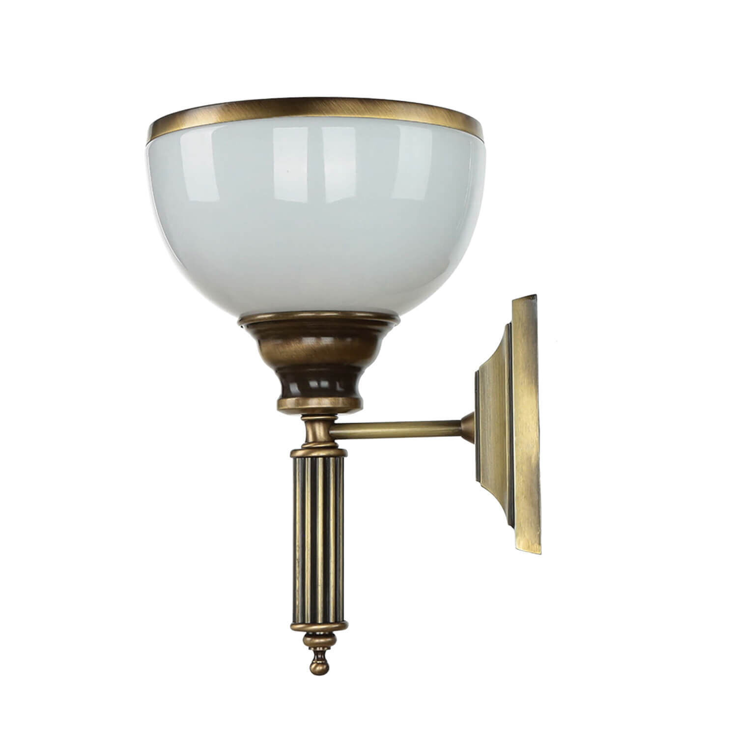 Wandleuchte in Messing antik MARLOW Wandlampe Flur