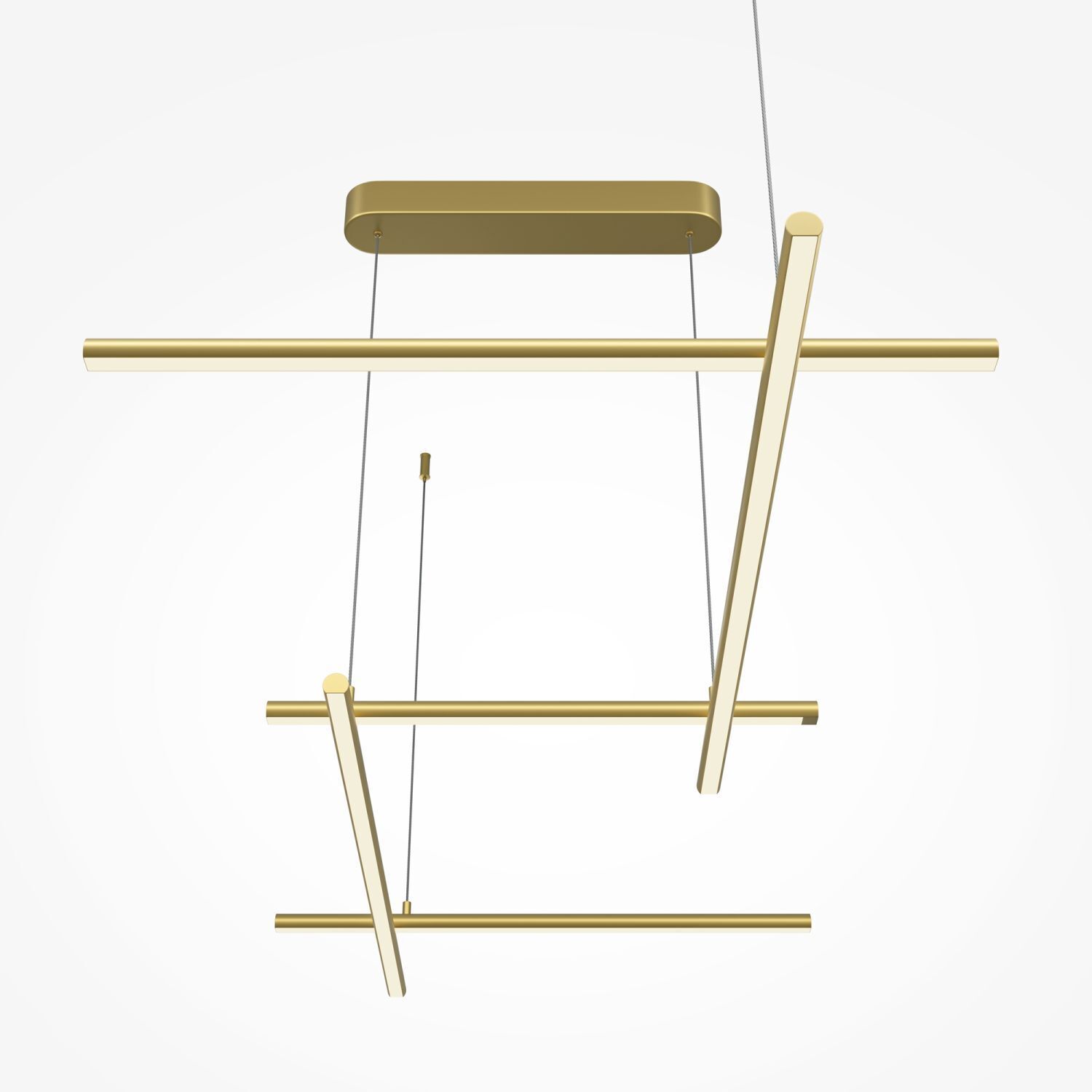 Pendelleuchte LED Aluminium H: max. 310 cm in Gold SIRI
