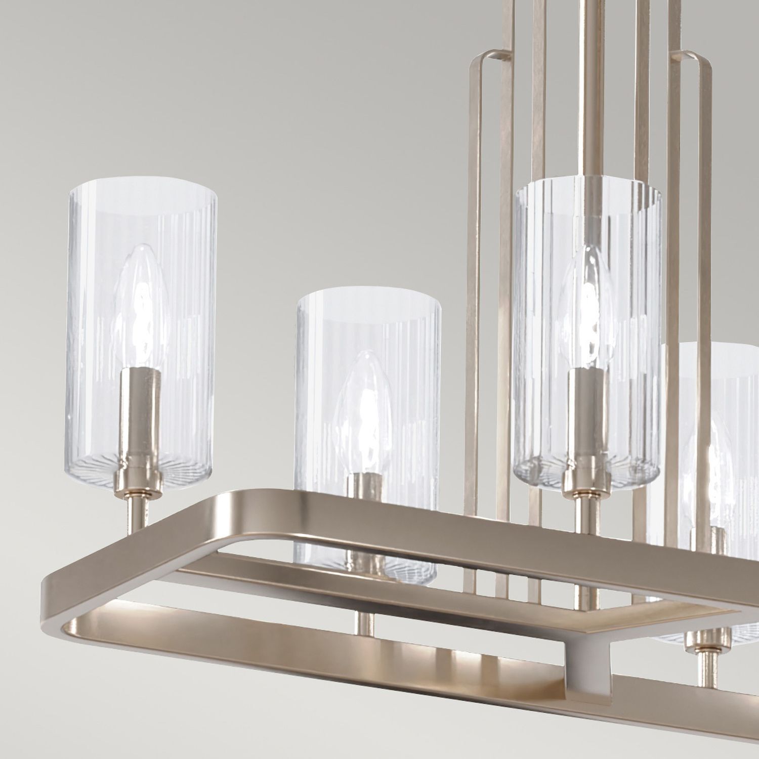 Hängelampe Metall Glas H: max. 162,5 cm Art Déco
