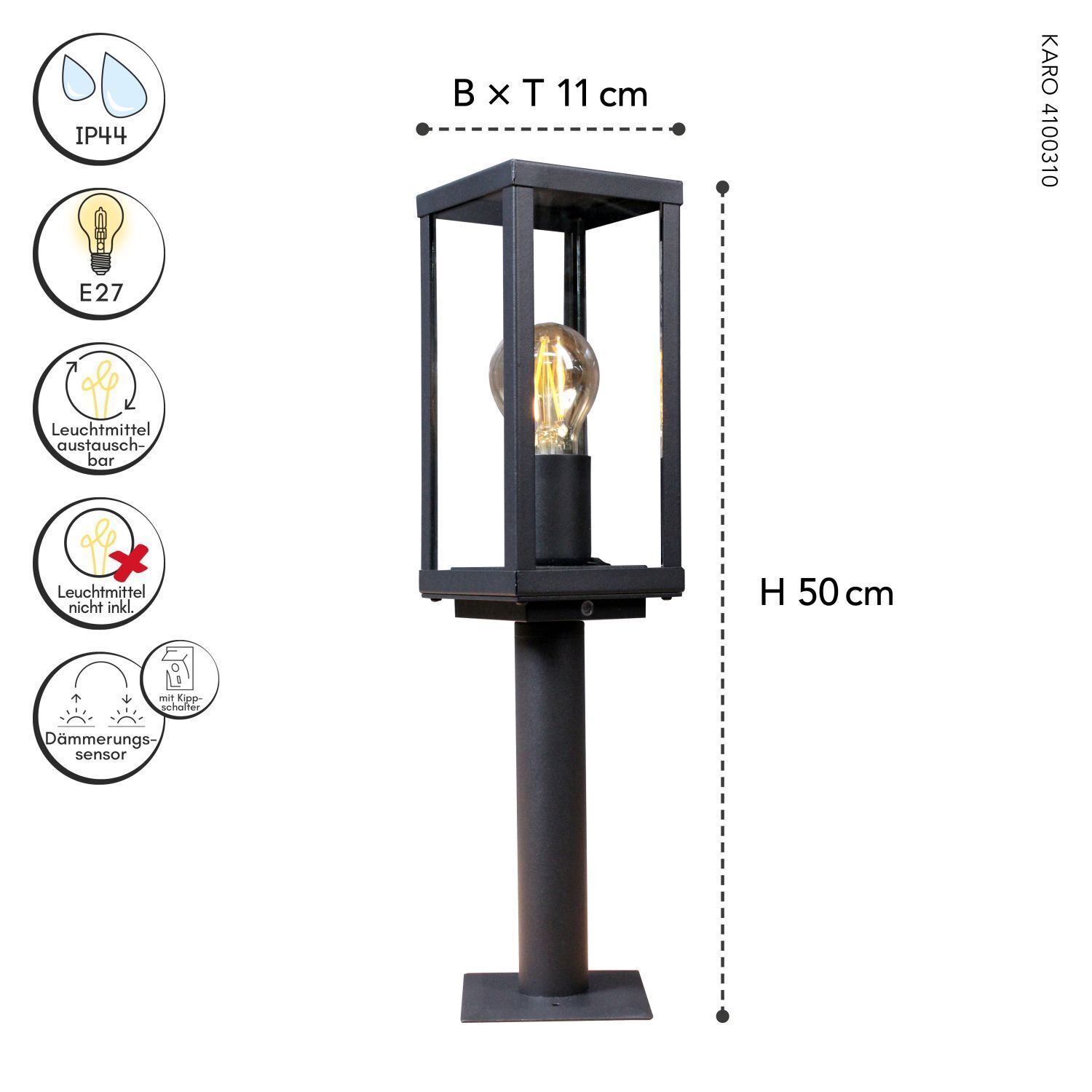 Lampe, Licht