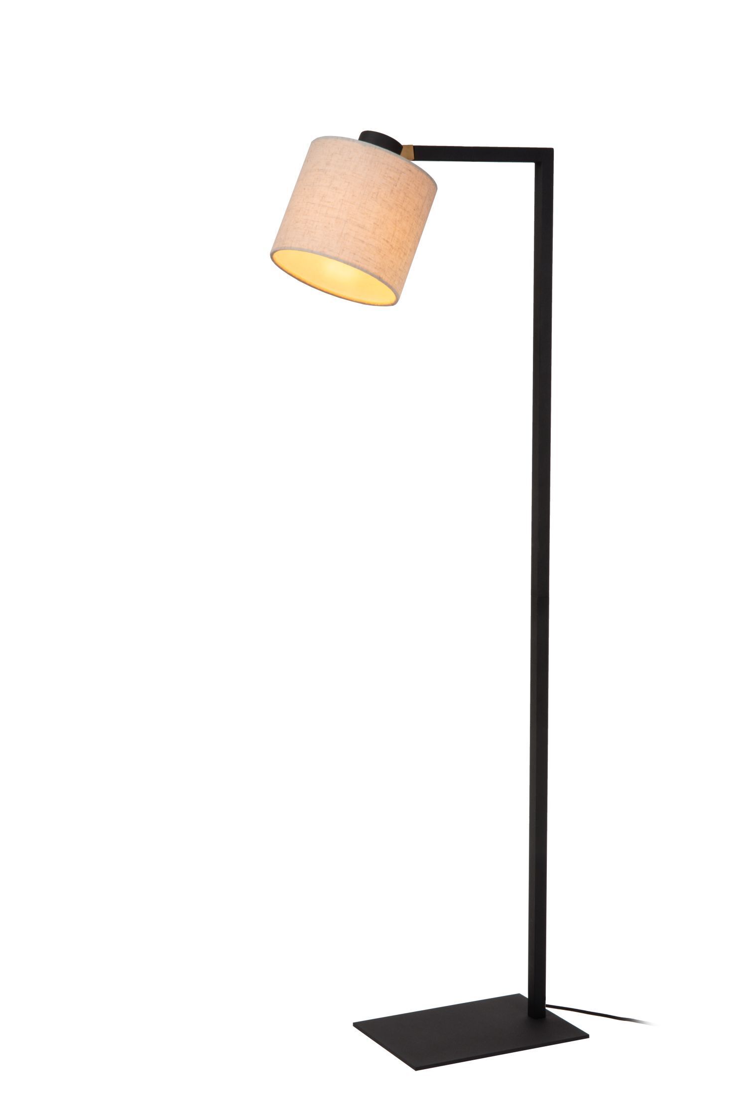 Stehlampe verstellbar Schwarz E27 H:128 cm modern Lampe, Lampenschirm