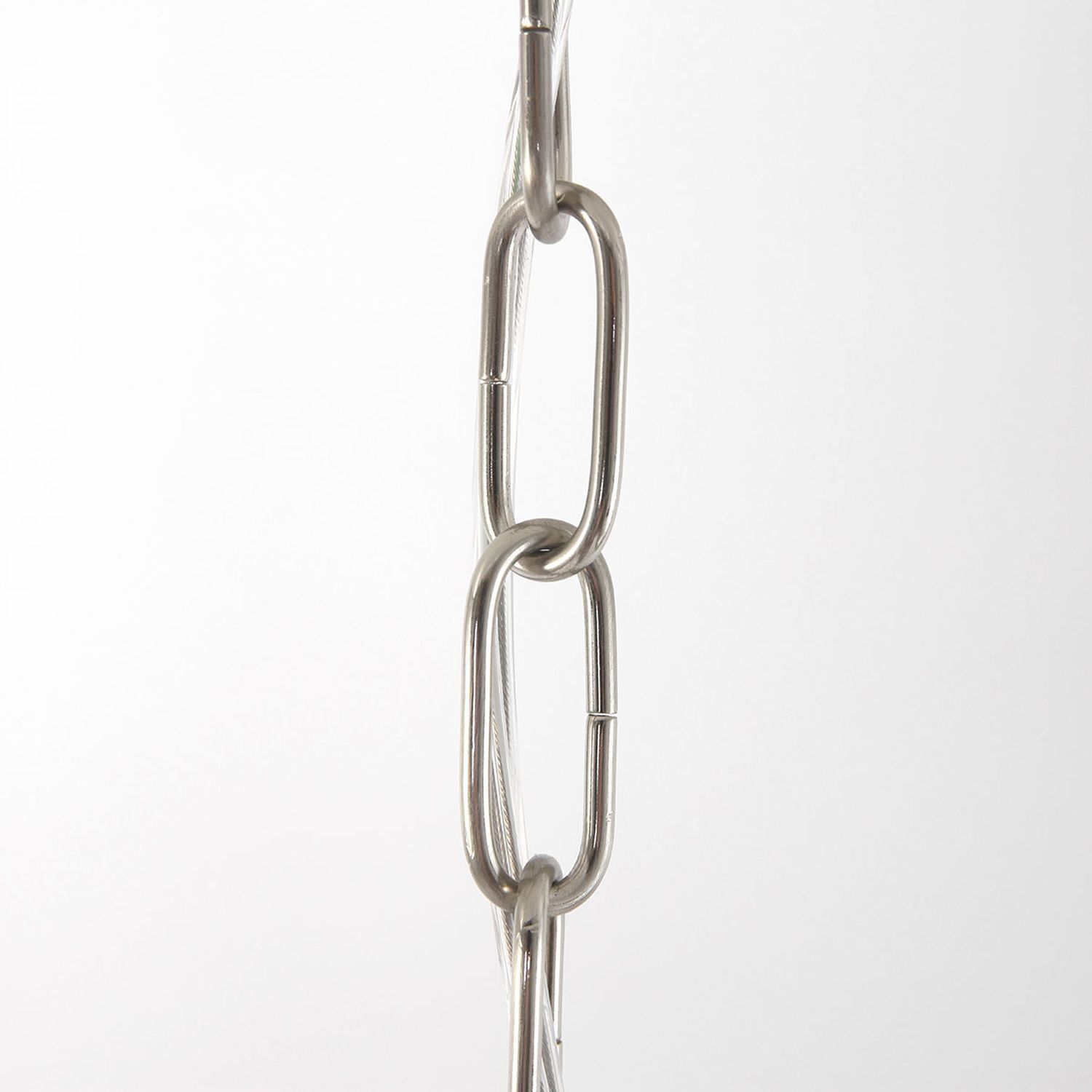 Runde Hängelampe Glas Metall Ø45 cm E27 gemütlich