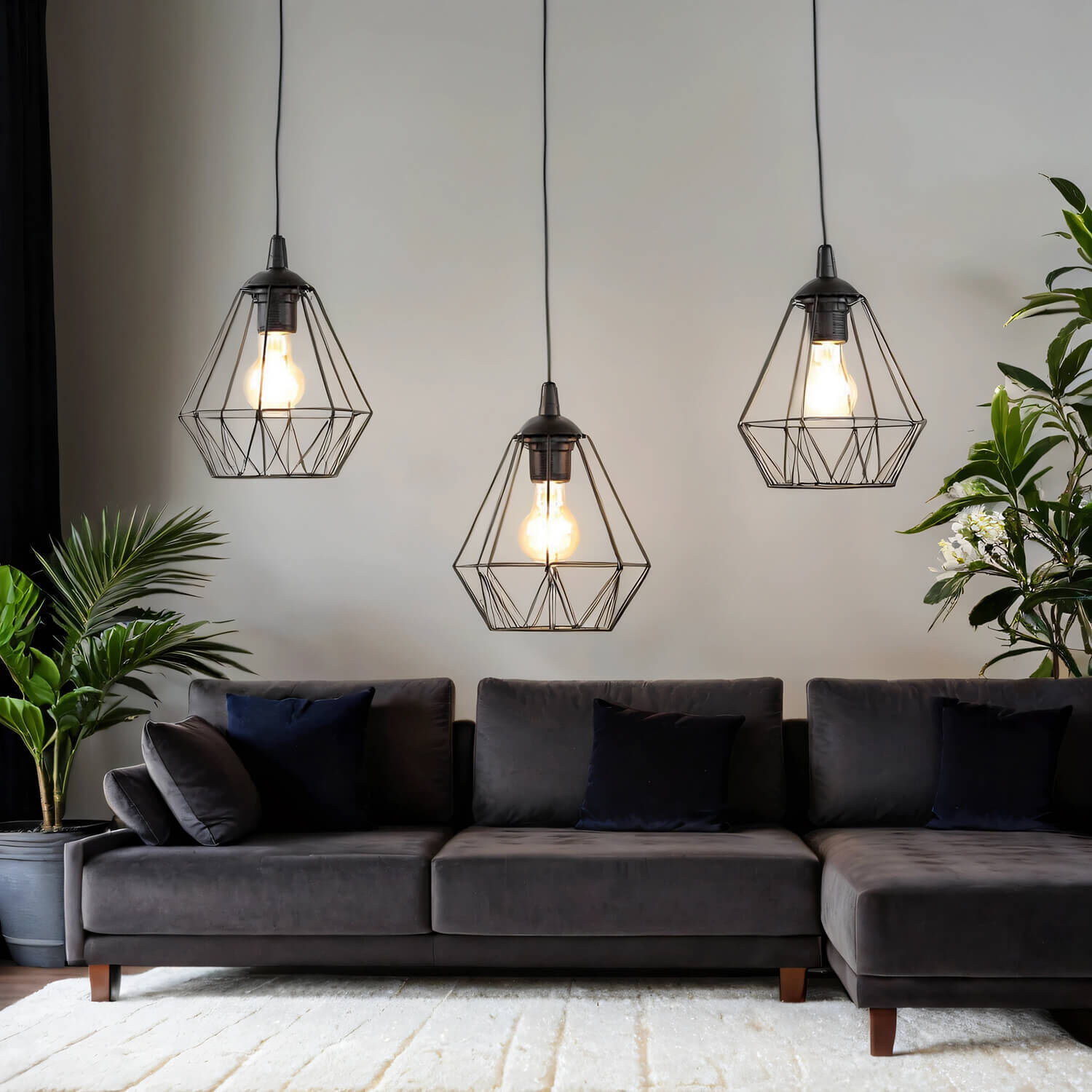 Lampe, Mobiliar, Wohnzimmer, Zimmer, Couch